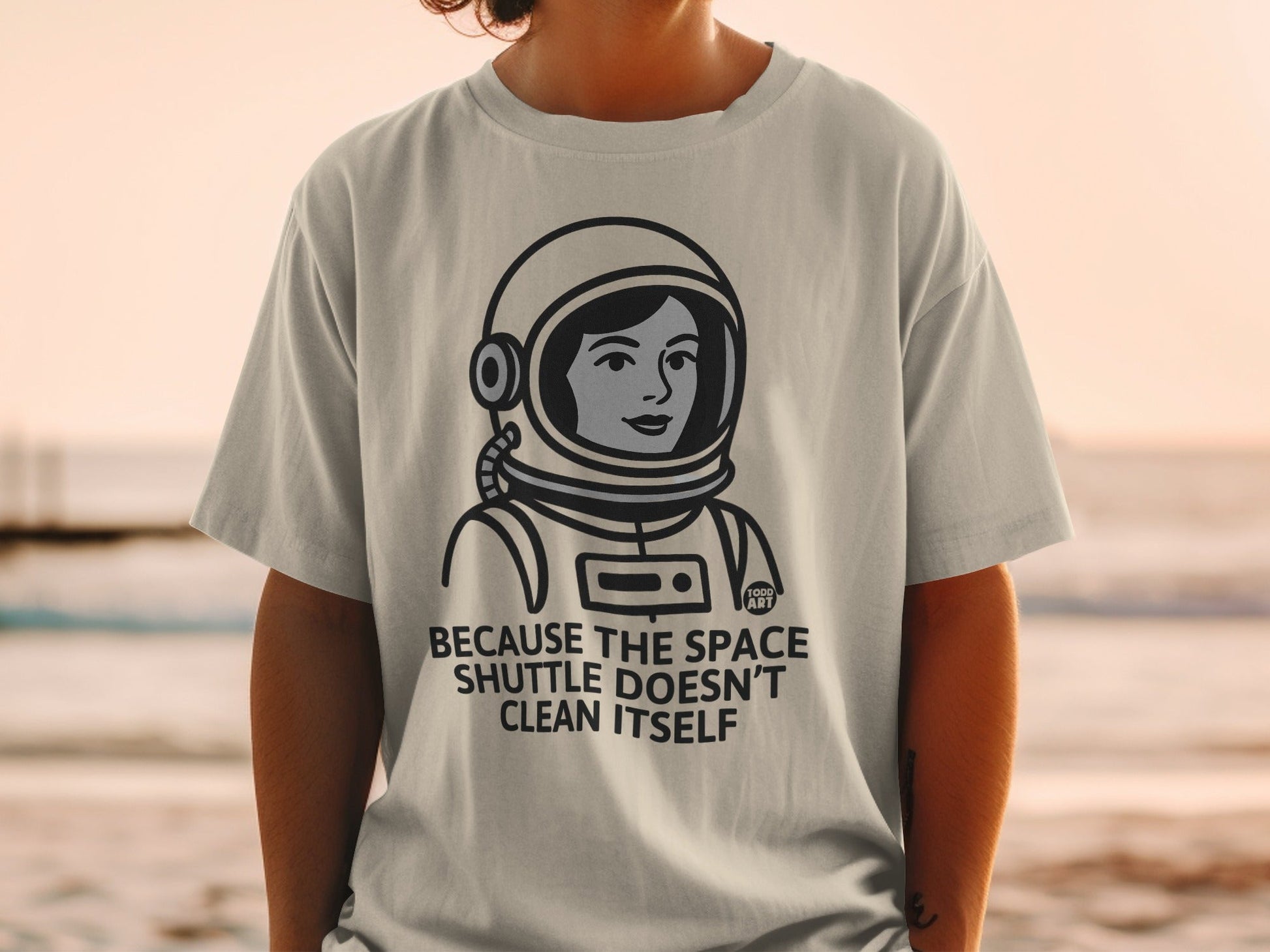 Space Shuttle Doesn't Clean Itself Astronaut Shirt