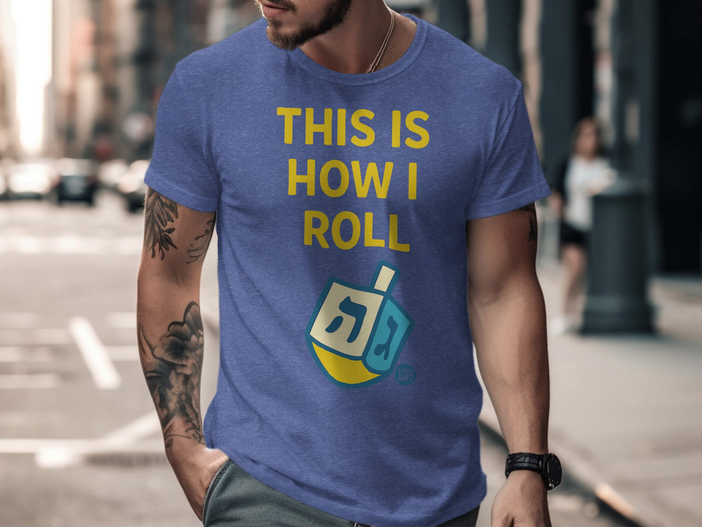 This Is How I Roll Dreidel Men's Graphic Shirt