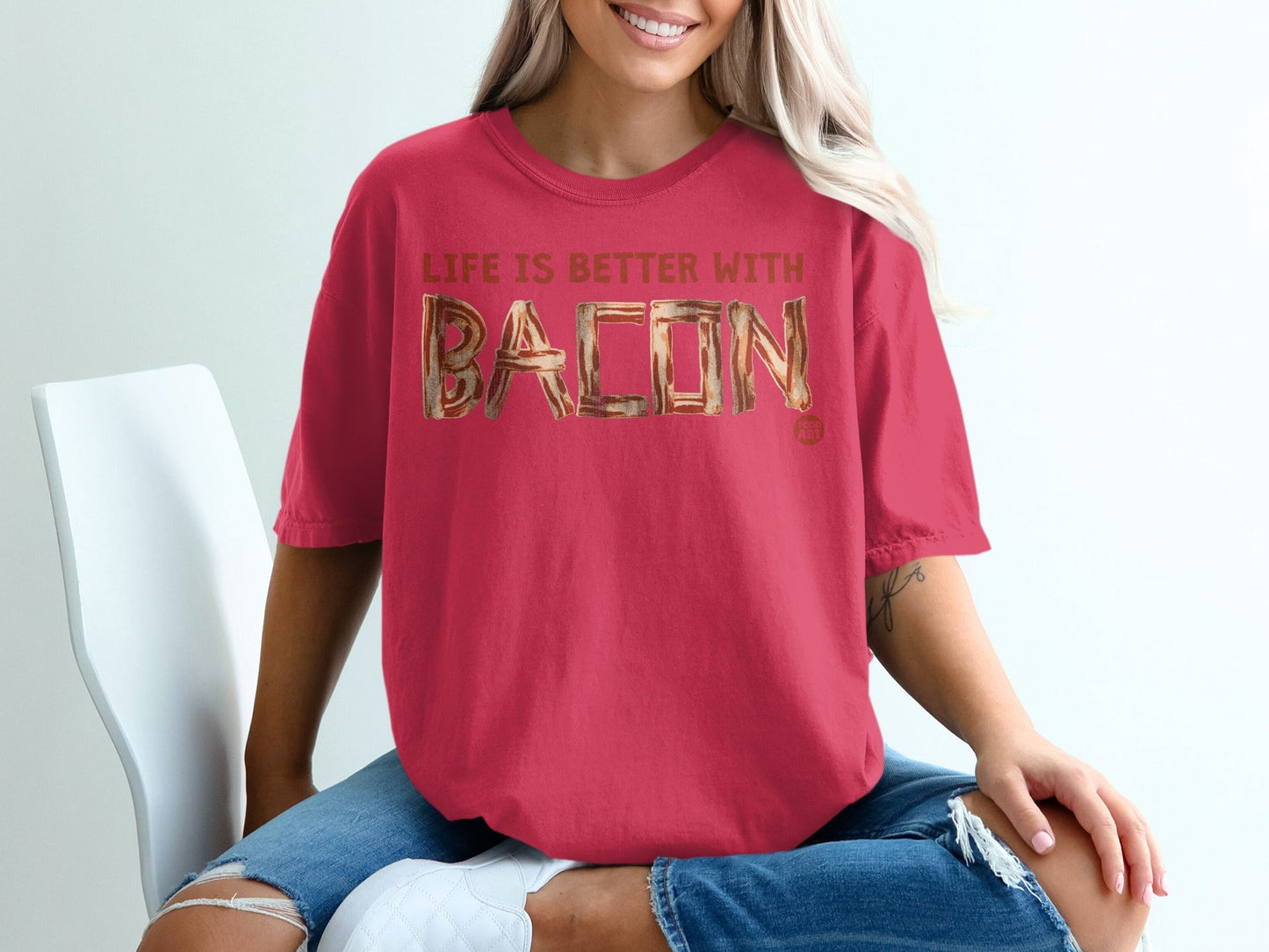 Life is Better with Bacon Graphic T-Shirt