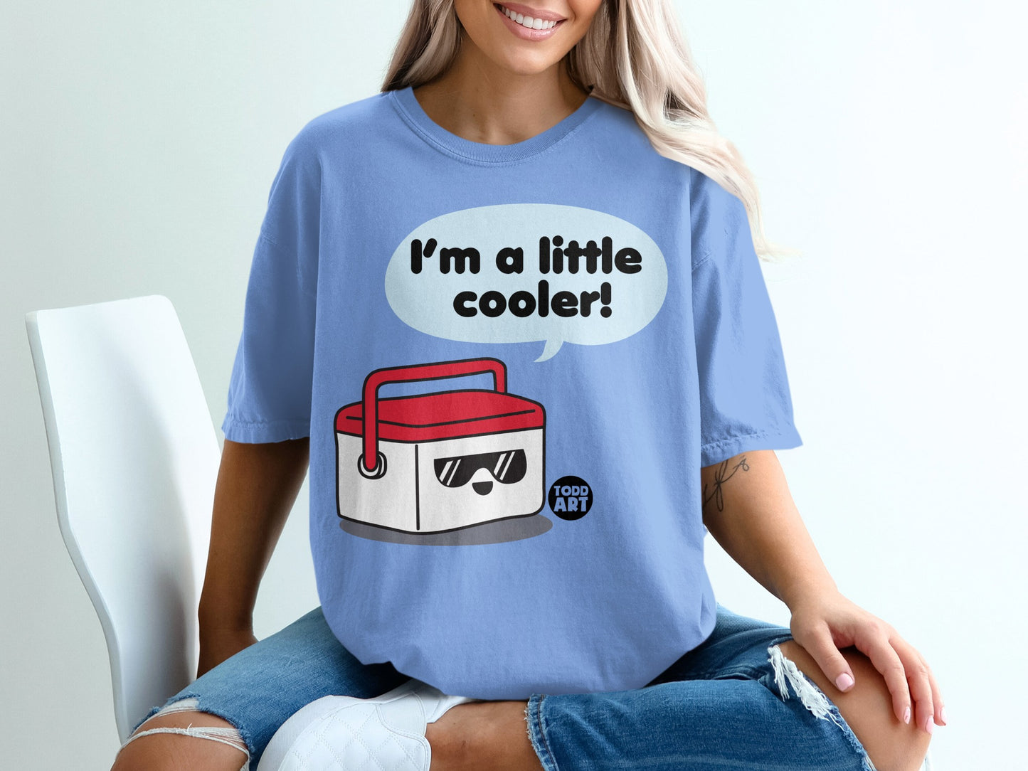 Cooler Character I'm a Little Cooler Pun product type