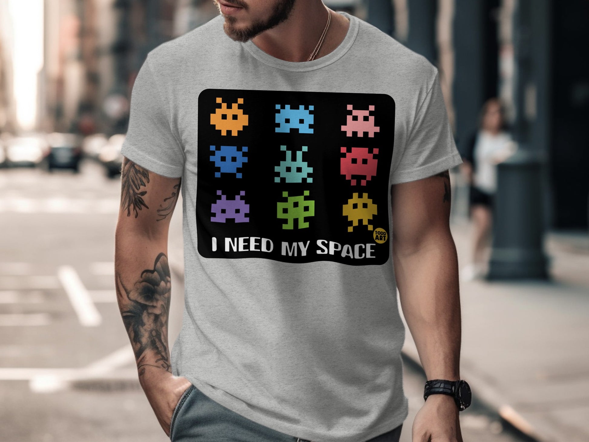 I Need My Space Alien Themed Graphic Tee product