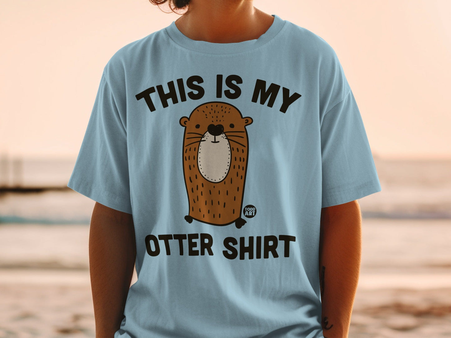 Funny Otter Graphic T-Shirt This Is My Otter Shirt