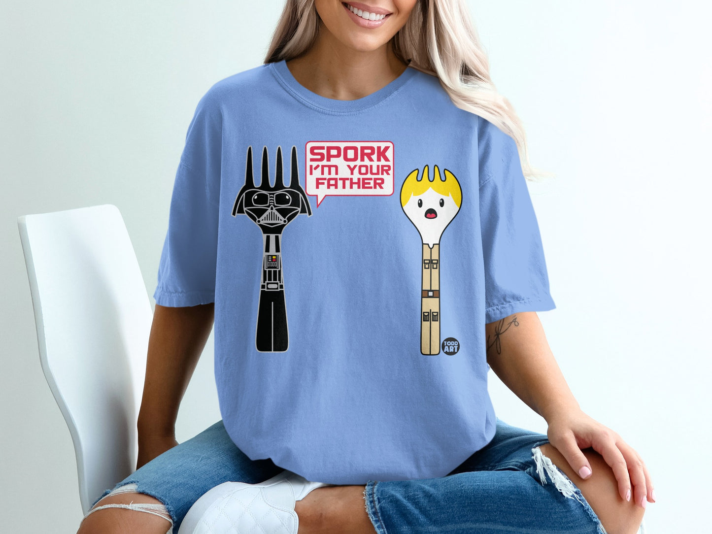 Spork I'm Your Father Funny Graphic Parody product type