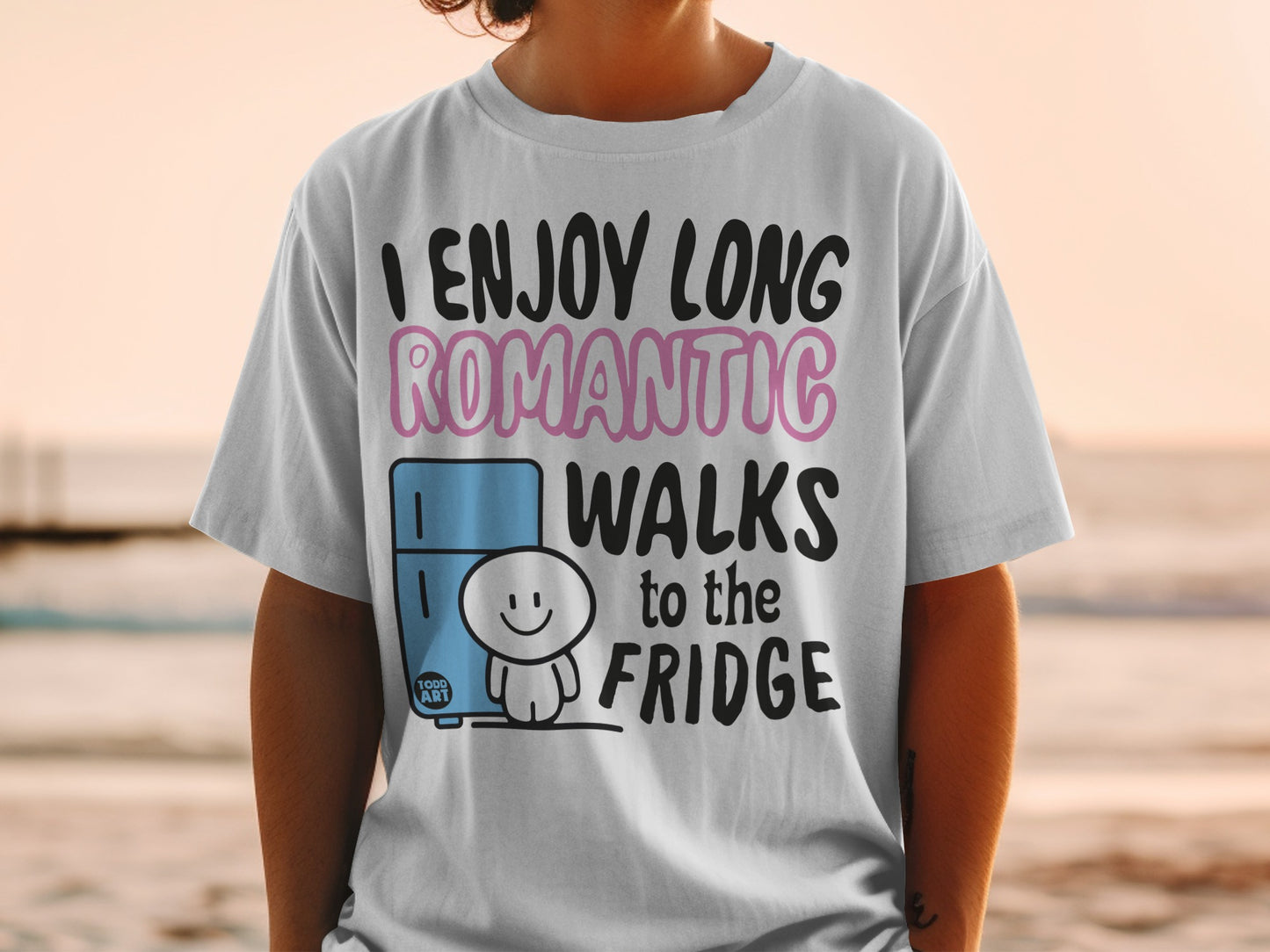 I Enjoy Long Romantic Walks to the Fridge Humor product type