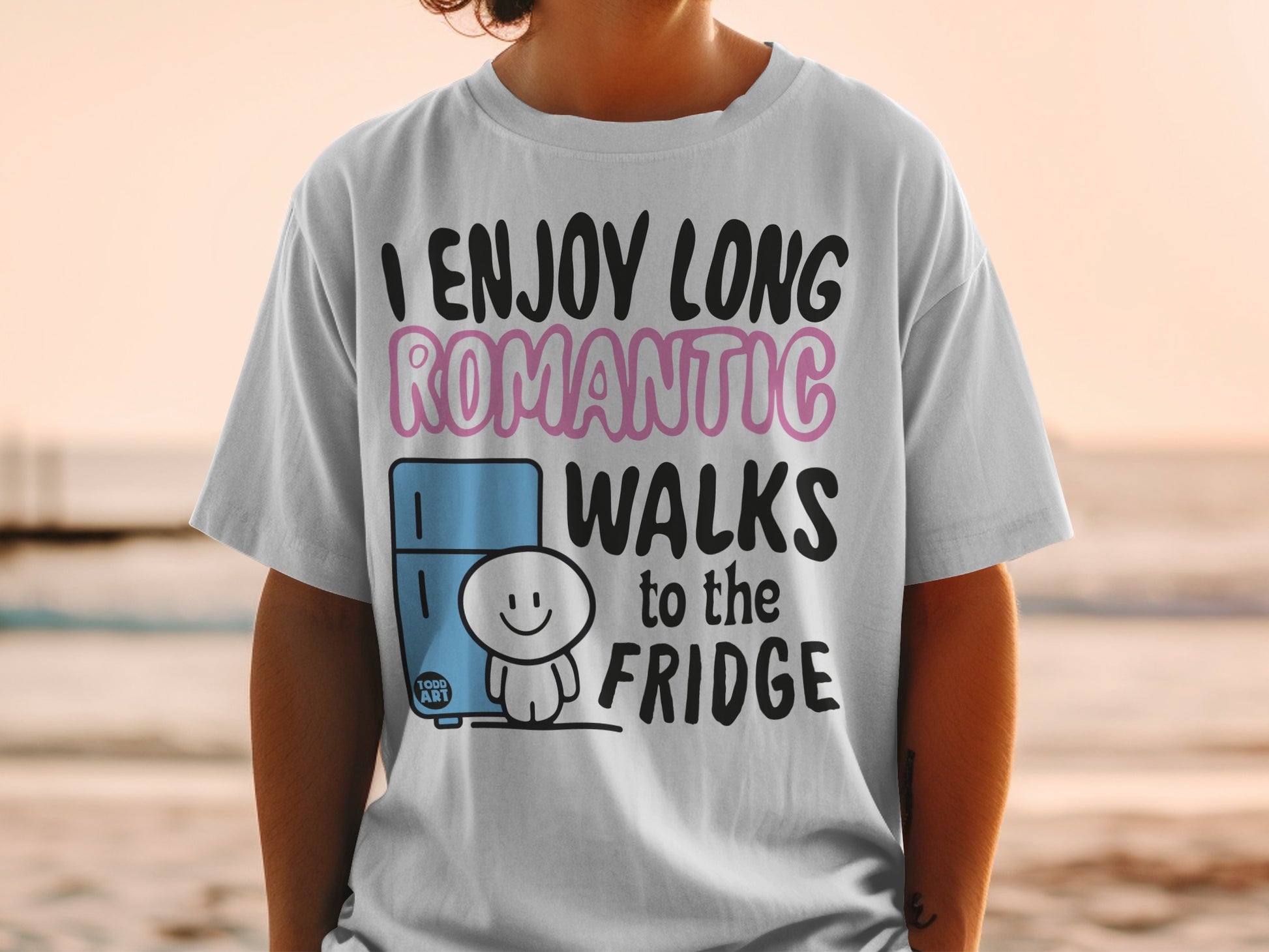 I Enjoy Long Romantic Walks to the Fridge Humor product type