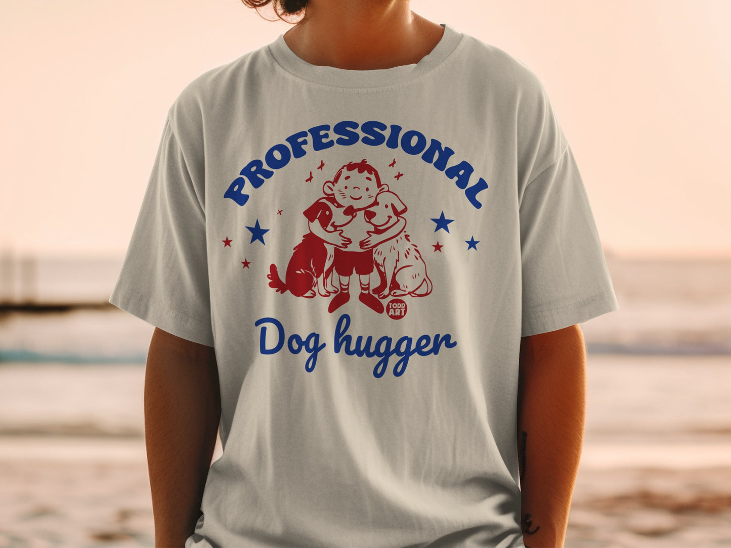 Professional Dog Hugger Graphic T-Shirt