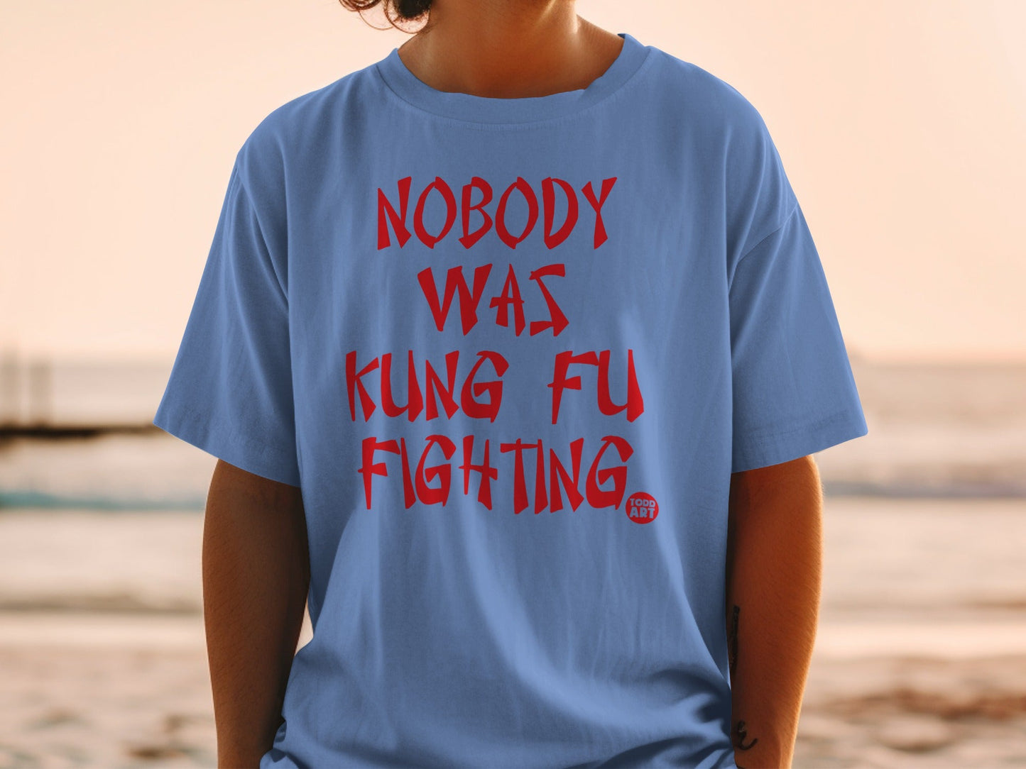 Nobody Was Kung Fu Fighting Statement T-Shirt