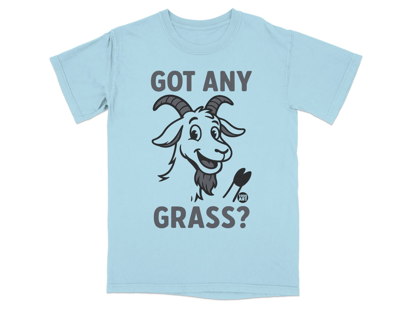 Got Any Grass Goat Illustration T-shirt
