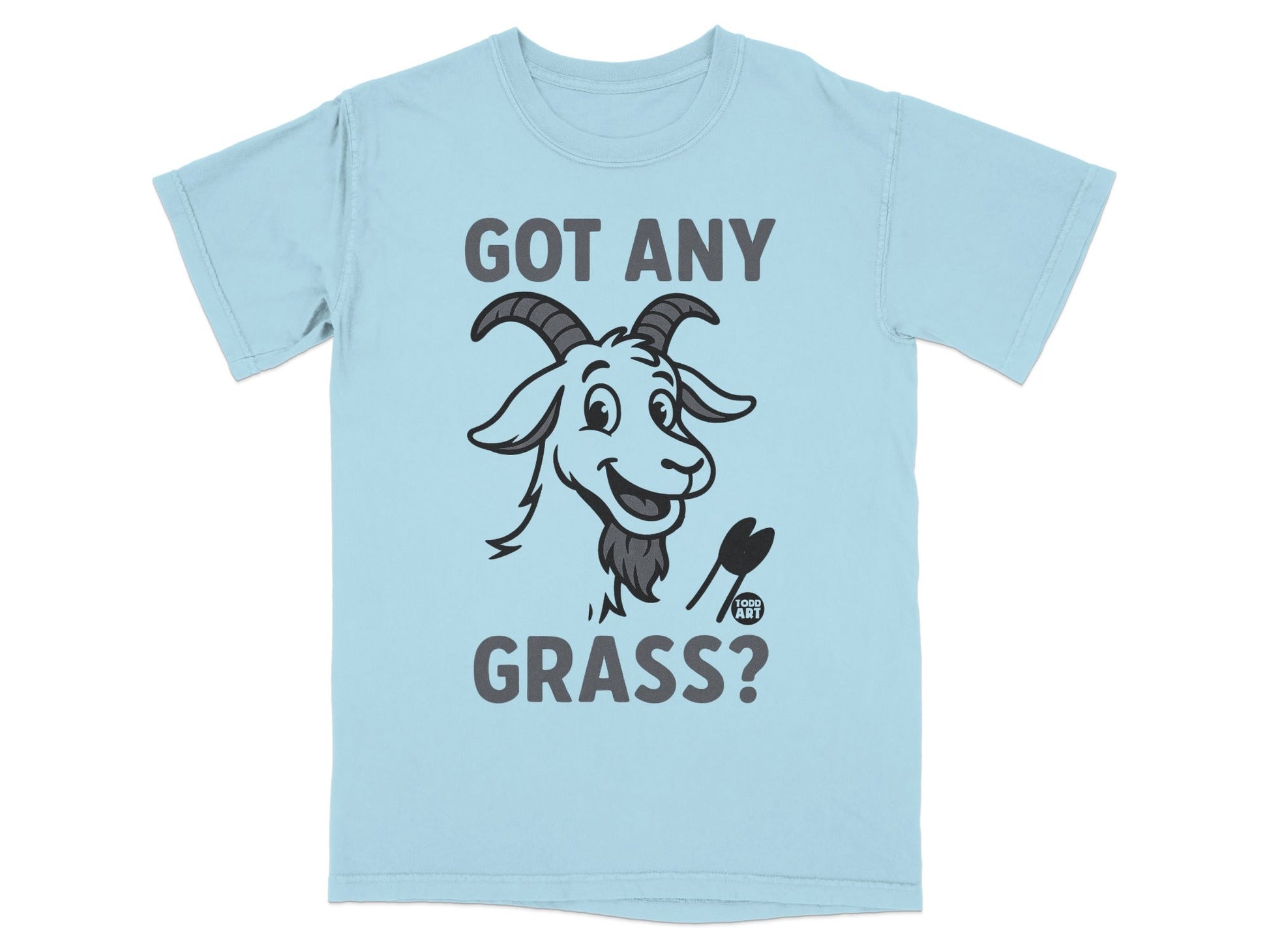 Got Any Grass Goat Illustration T-shirt