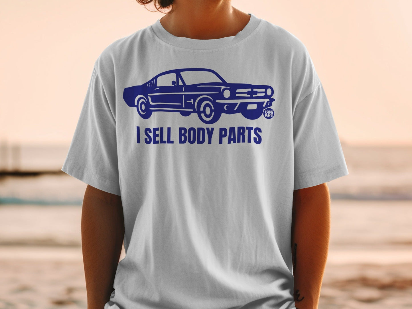 I Sell Body Parts Classic Car Graphic T-Shirt