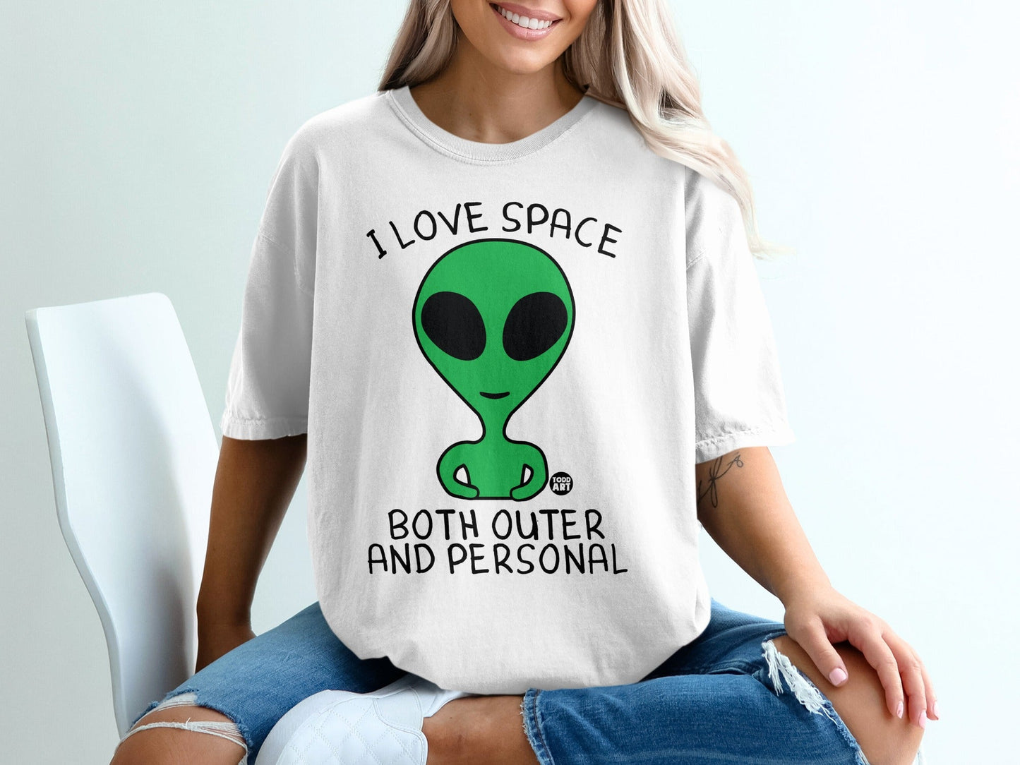 I Love Space Both Outer and Personal Alien T-Shirt