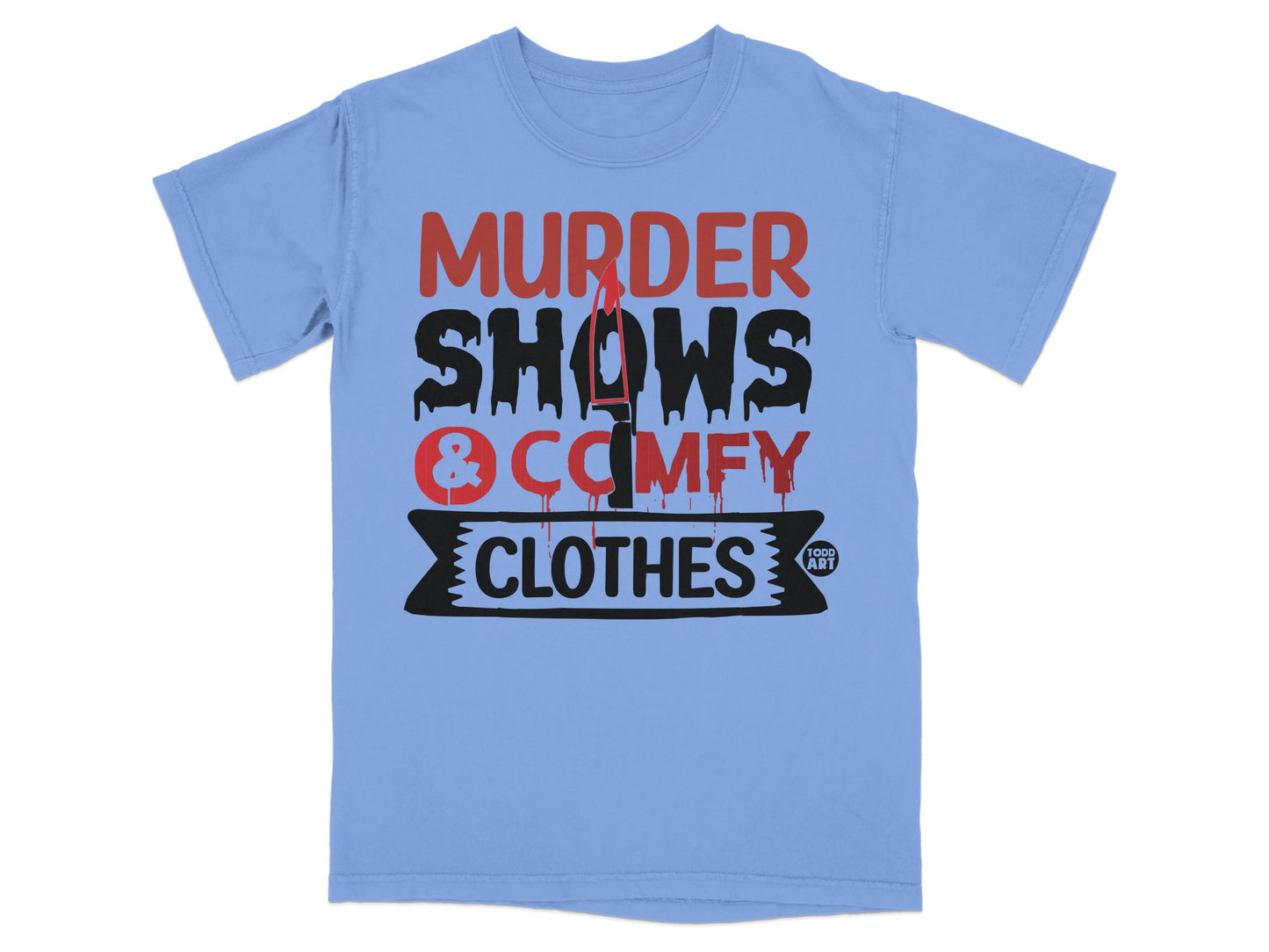 Murder Shows Knife & Comfy Clothes Graphic product type