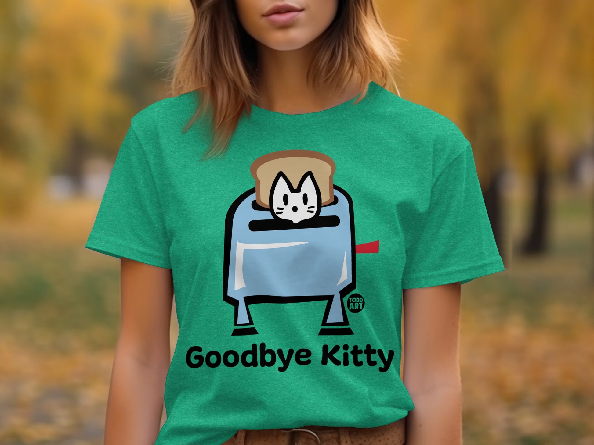 Goodbye Kitty Cute Toaster Graphic Tee product