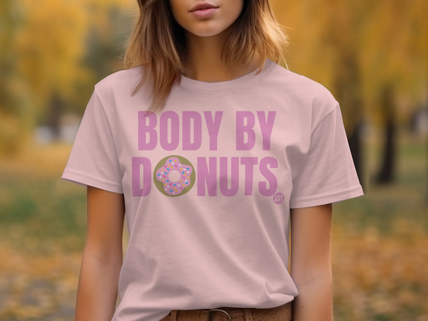 Body By Donuts Graphic Tee Ladies T-shirt