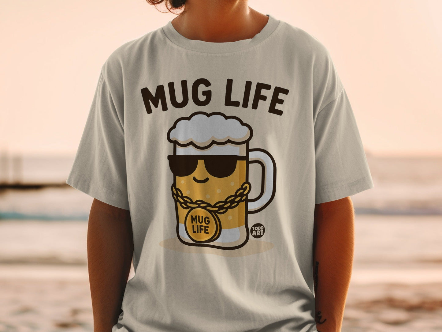Cool Mug Life Graphic T-Shirt for Beer Lovers