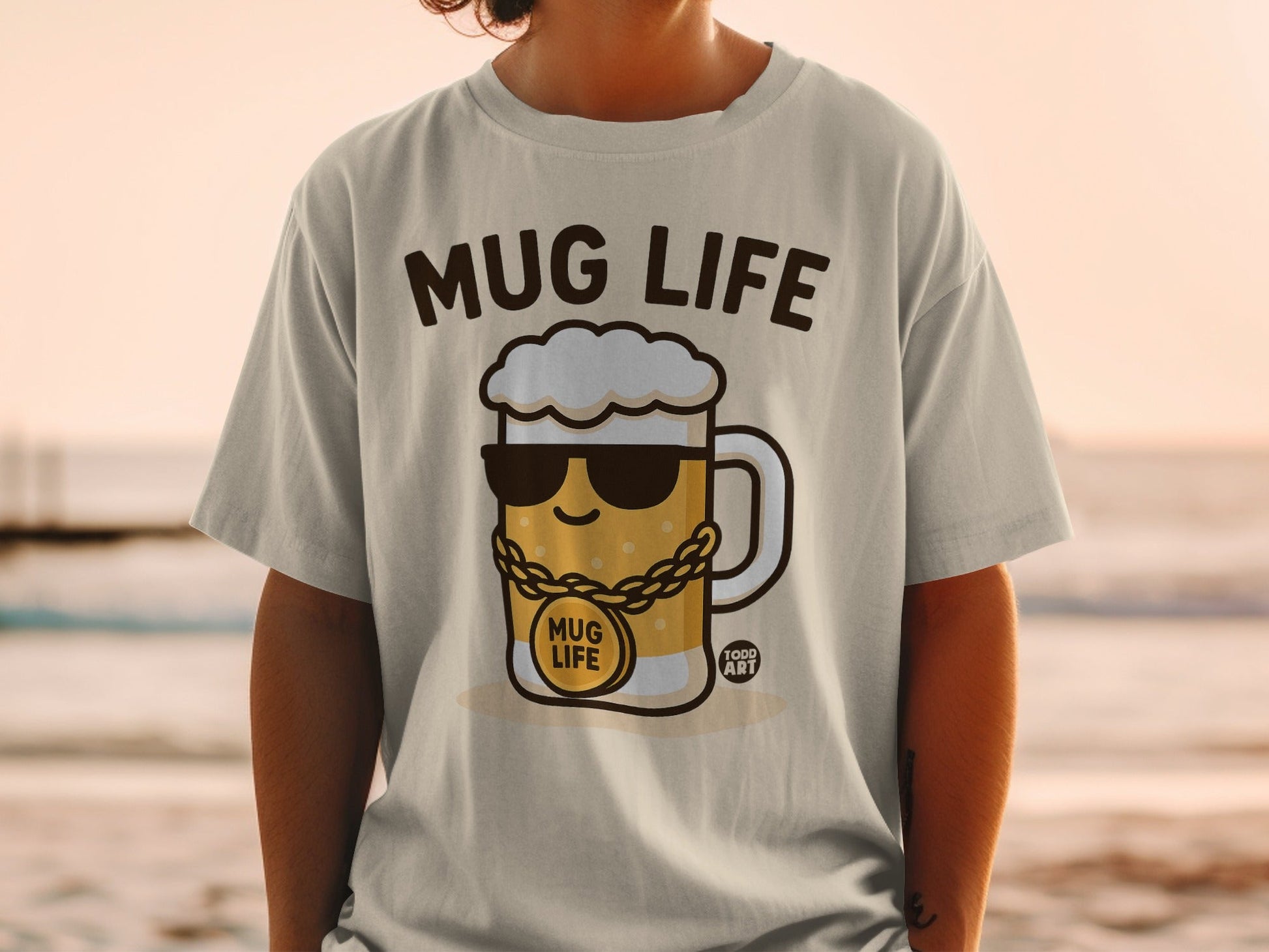 Cool Mug Life Graphic T-Shirt for Beer Lovers