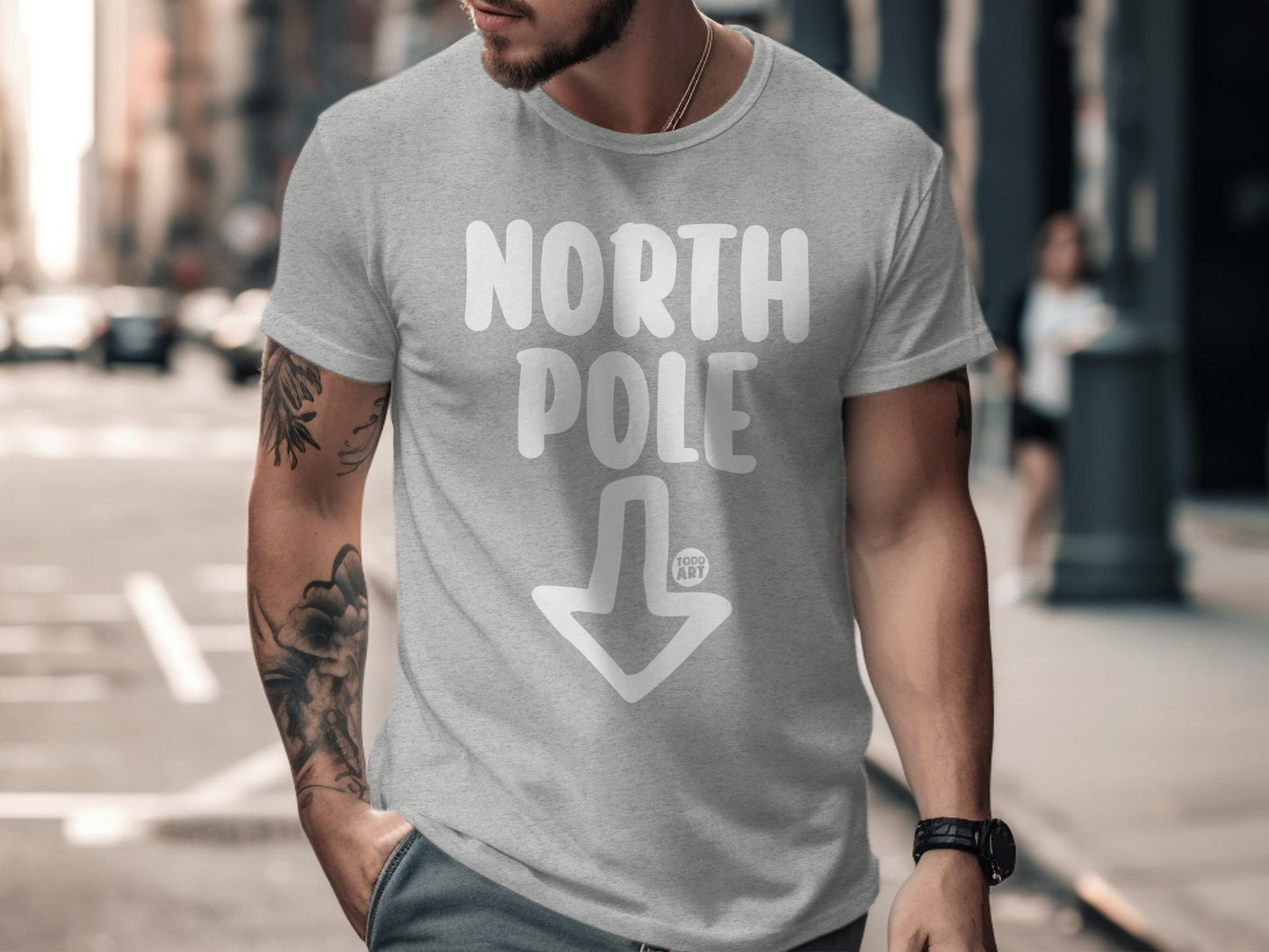 North Pole Arrow Print Casual T-shirt product
