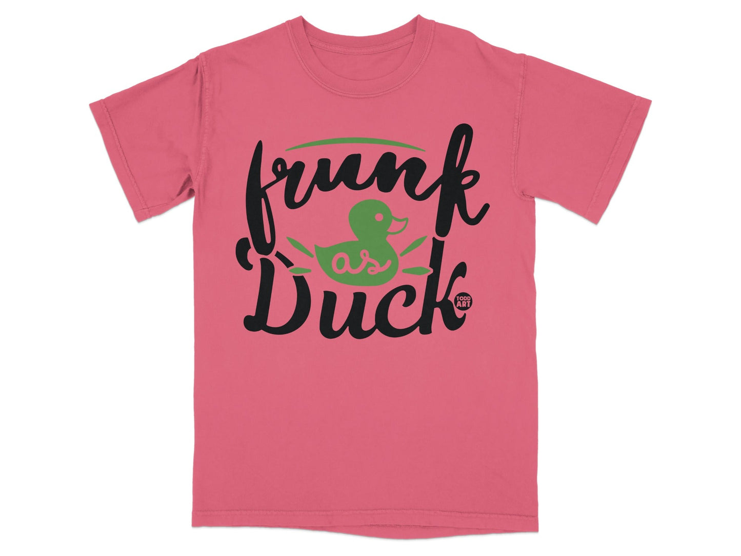 Frunk as Duck Pink Shirt Fun Graphic Tee