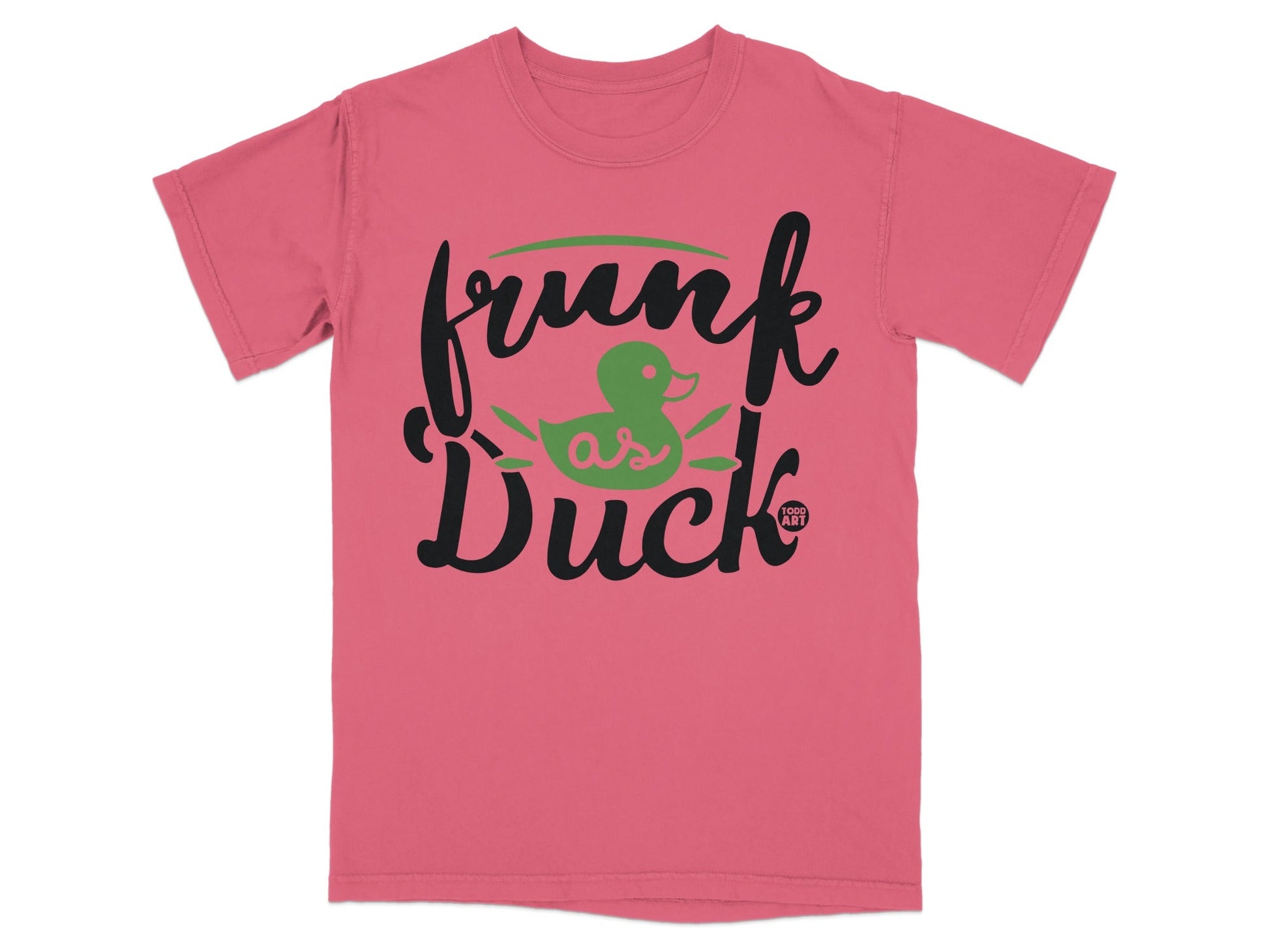 Frunk as Duck Pink Shirt Fun Graphic Tee