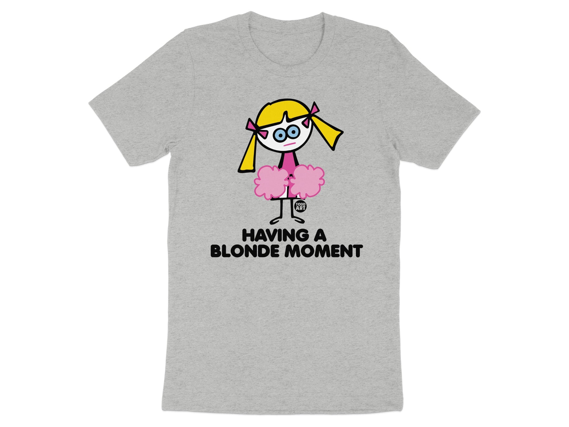 Funny Having a Blonde Moment Graphic Tee
