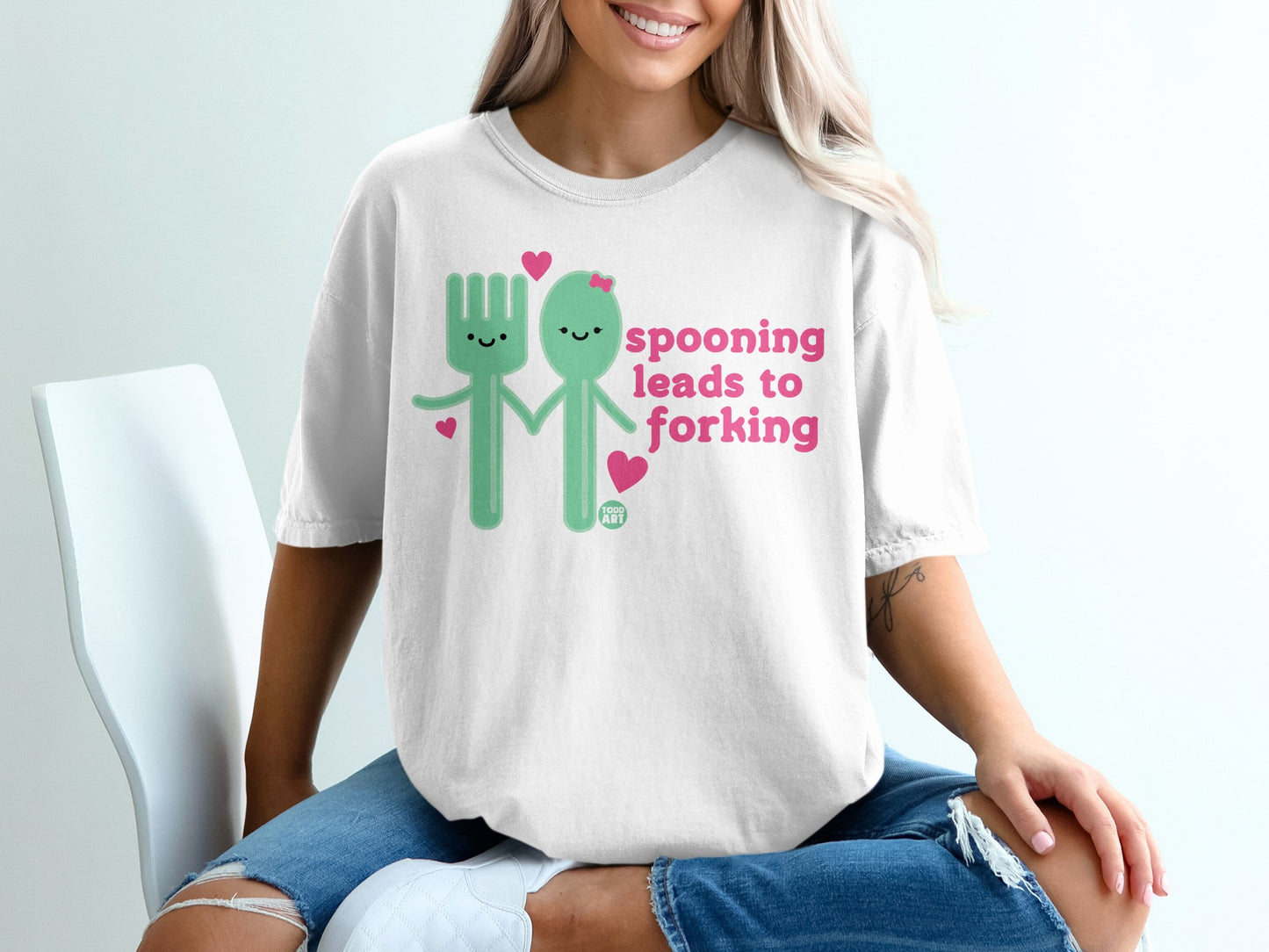 Spooning leads to forking cute utensil product type