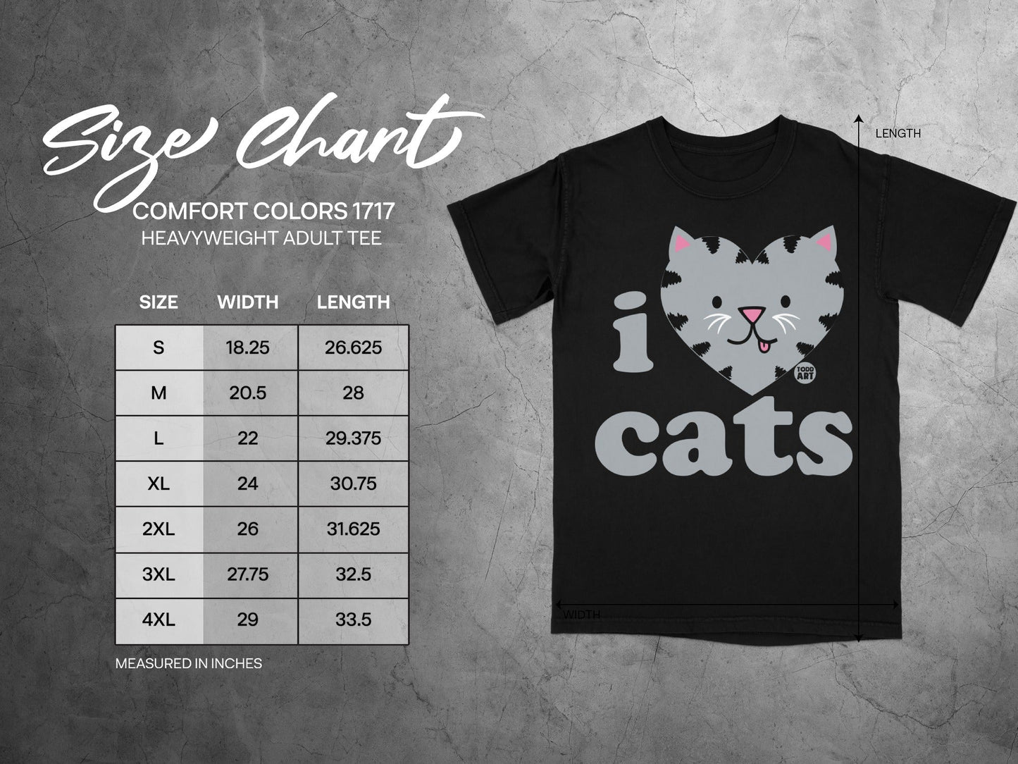 I Heart Cats T-Shirt with Cute Cat Face Design