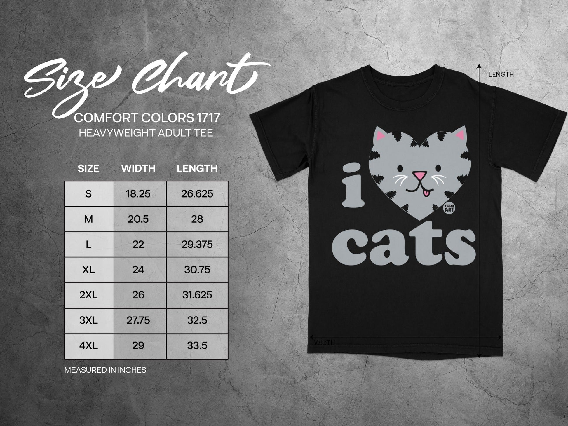 I Heart Cats T-Shirt with Cute Cat Face Design