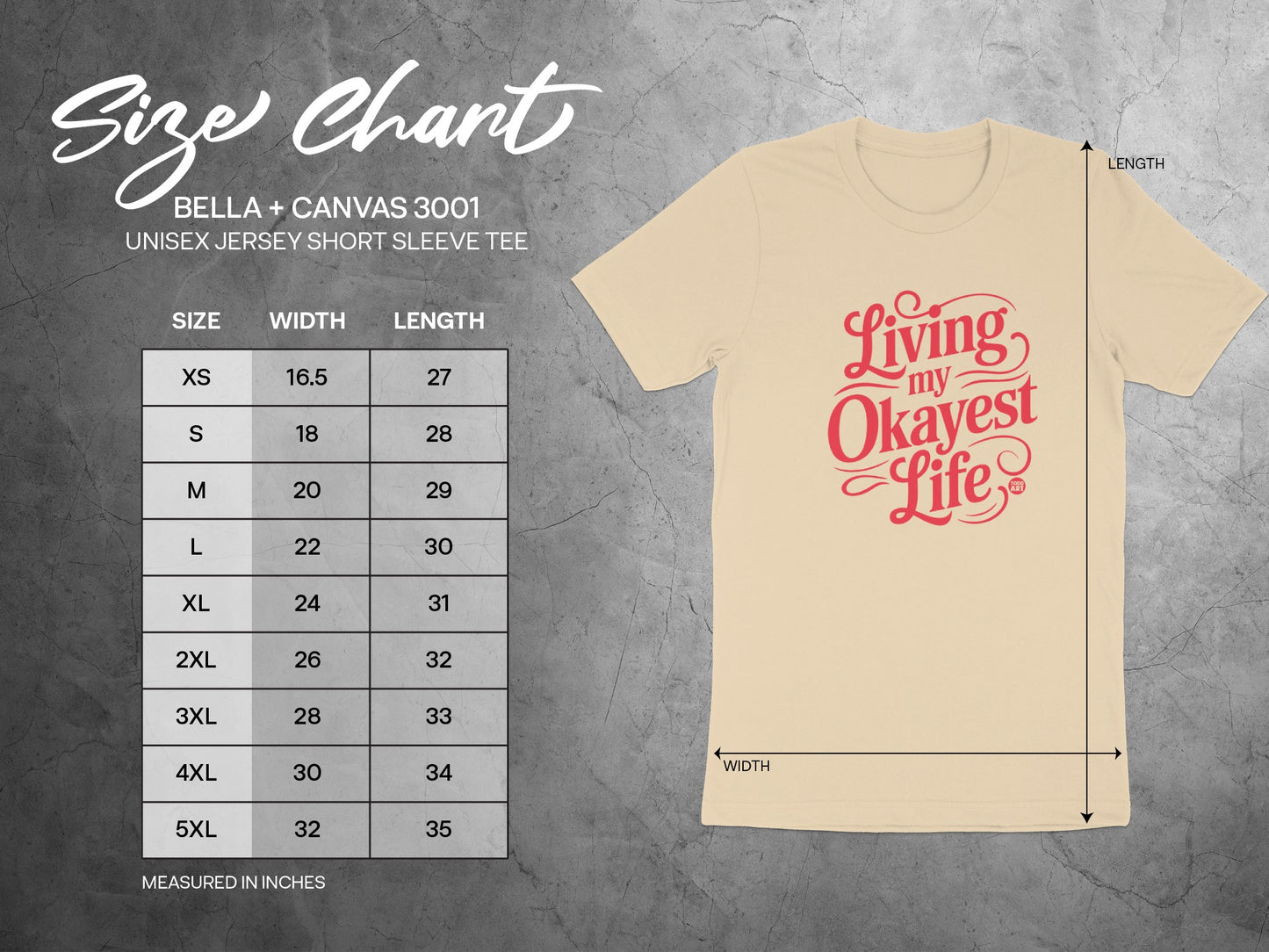 Living My Okayest Life Short Sleeve Tee product