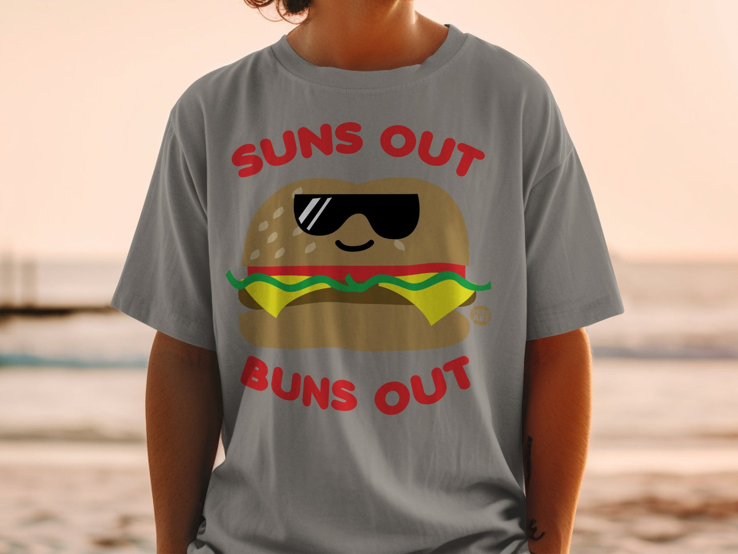 Suns Out Buns Out Graphic Tee Short Sleeve Shirt