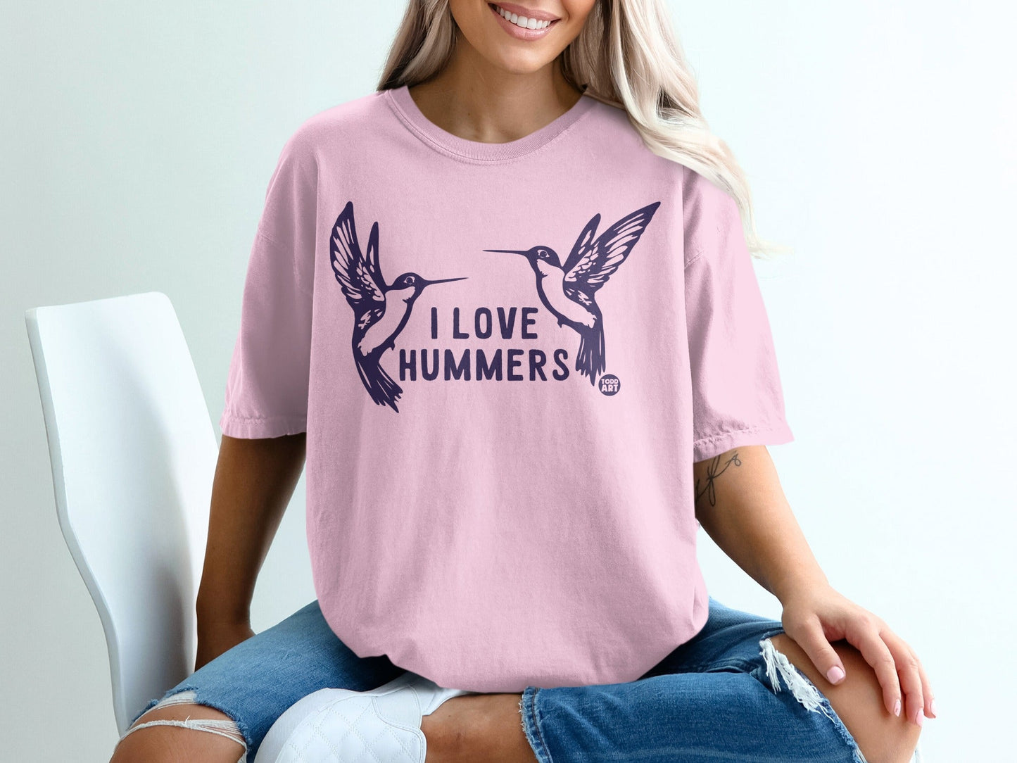 I Love Hummers Graphic Tee Oversized T-shirt