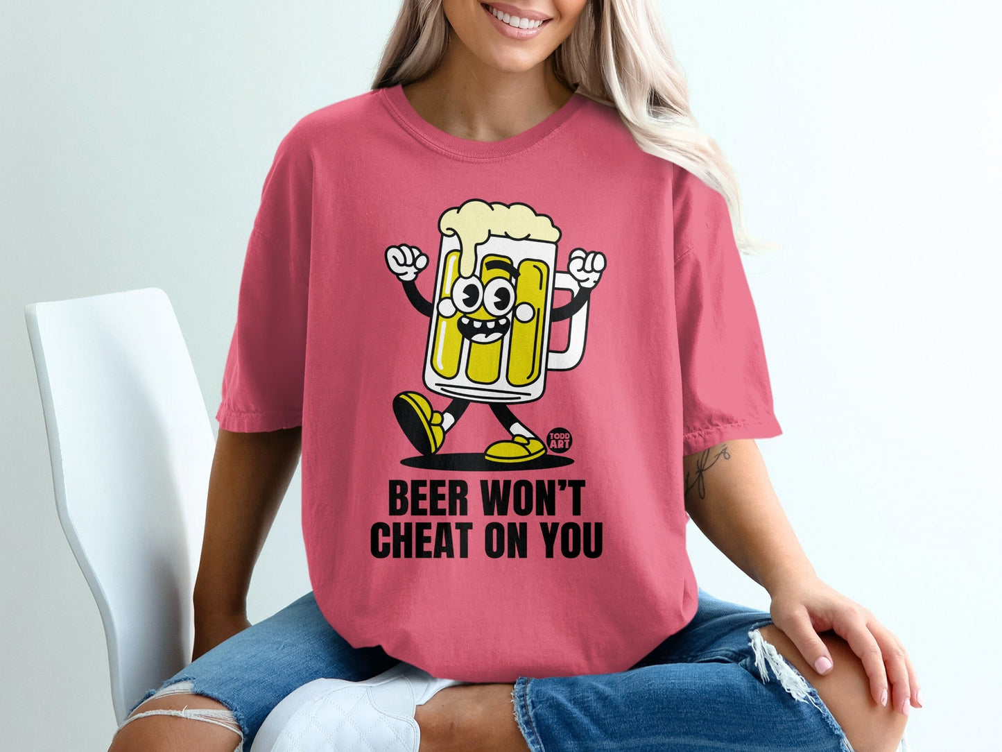 Beer Won't Cheat on You Graphic T-Shirt