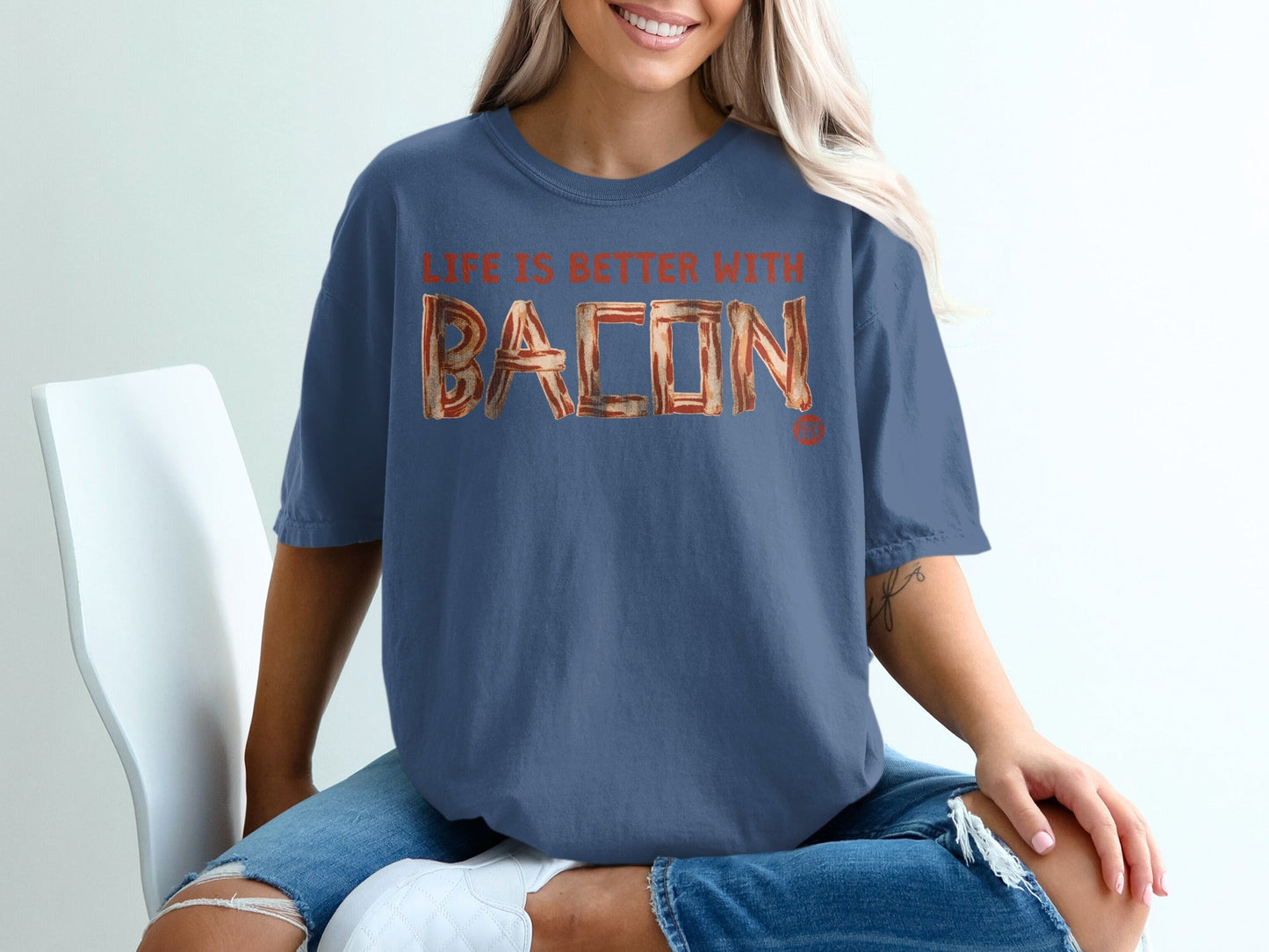 Life Is Better With Bacon Graphic T-Shirt