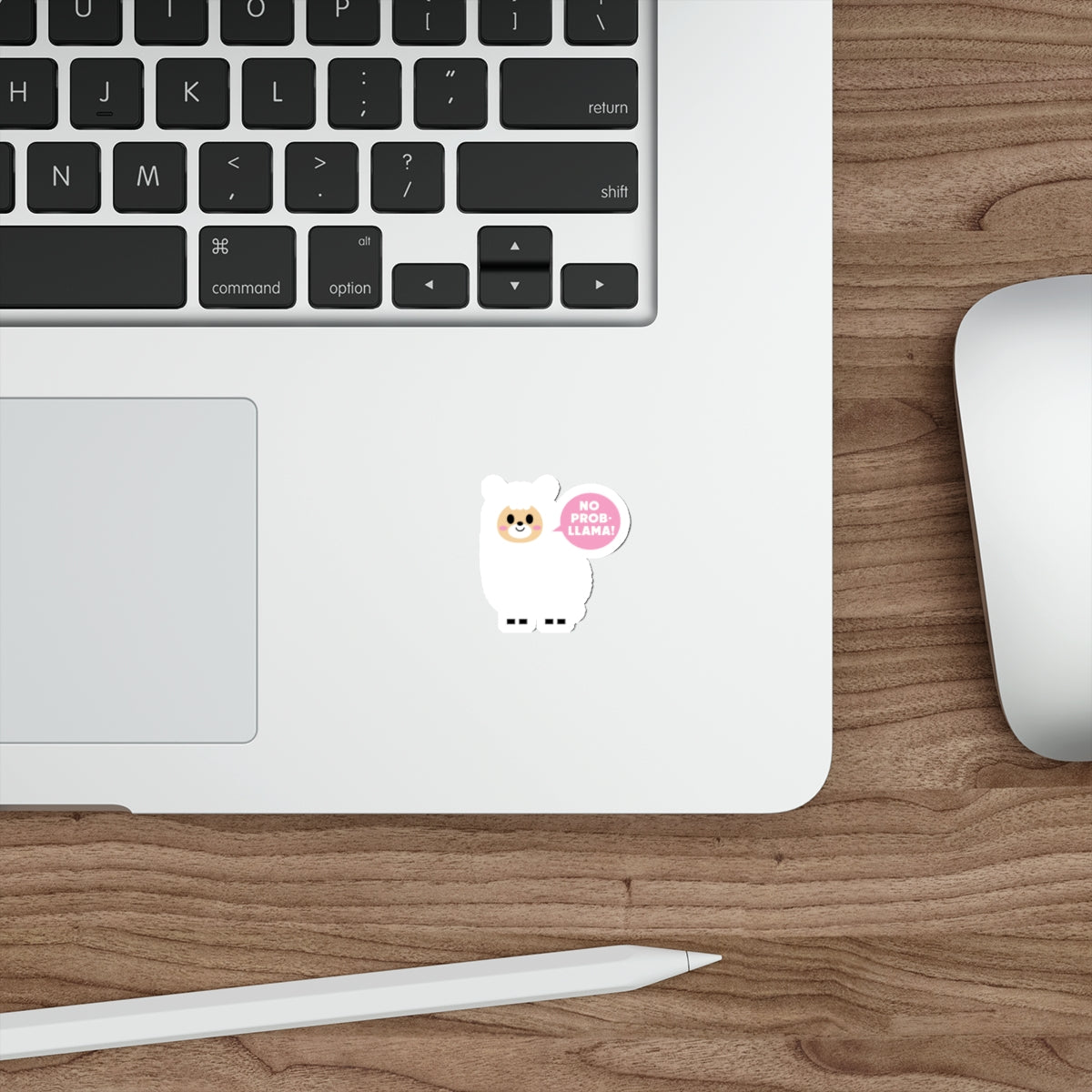 Cute No Drama Llama Sticker for Laptop and More
