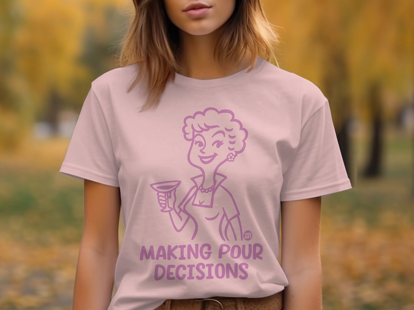 Making Pour Decisions Graphic T-Shirt Product
