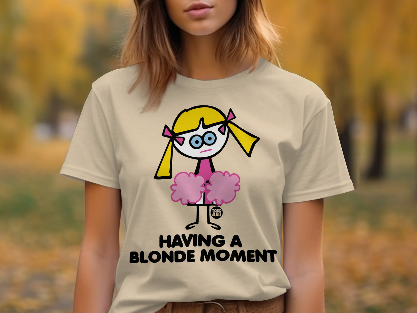 Funny Cartoon Character Graphic T-Shirt