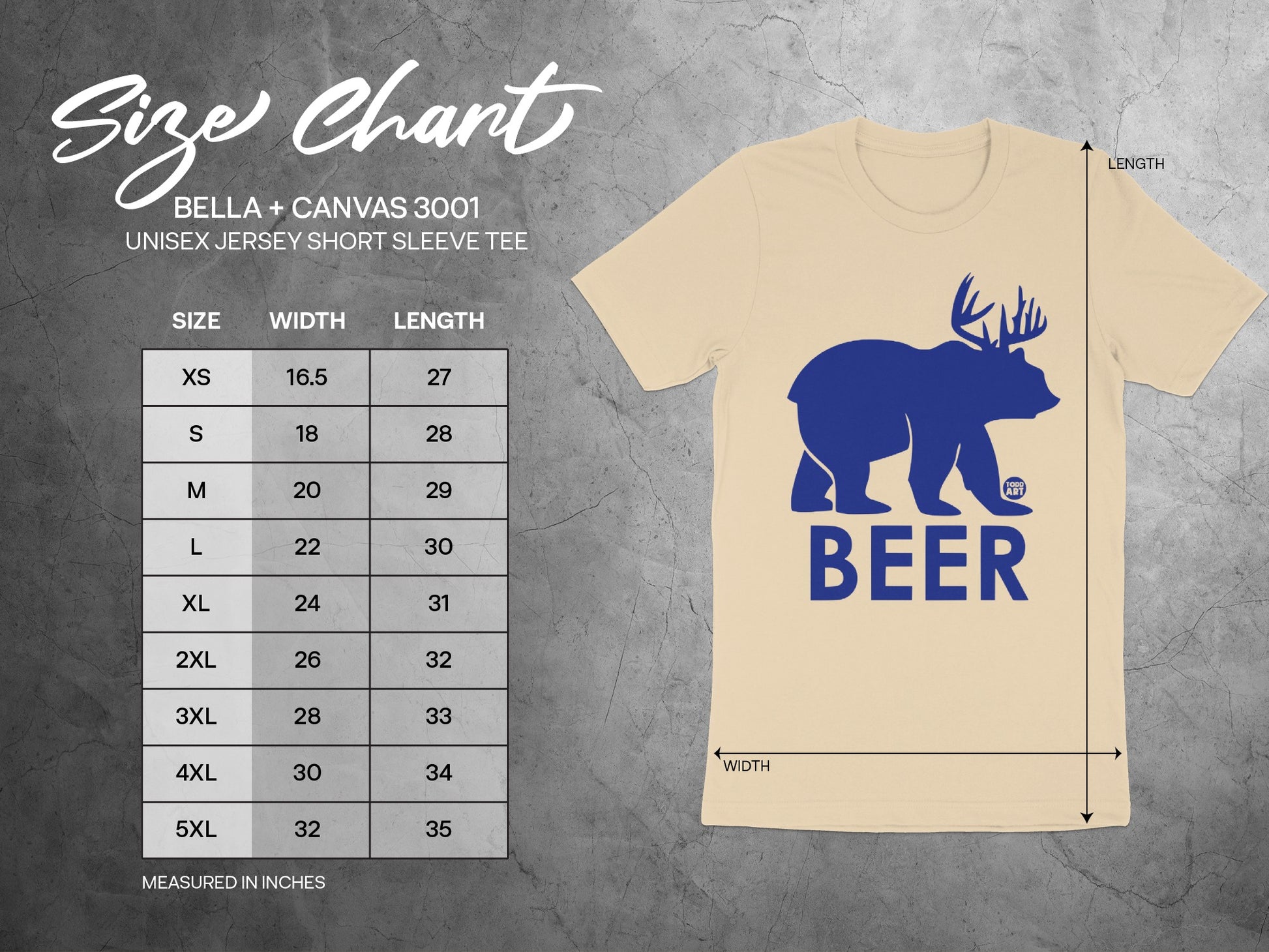 Bella + Canvas 3001 Unisex Jersey Short Sleeve Tee product