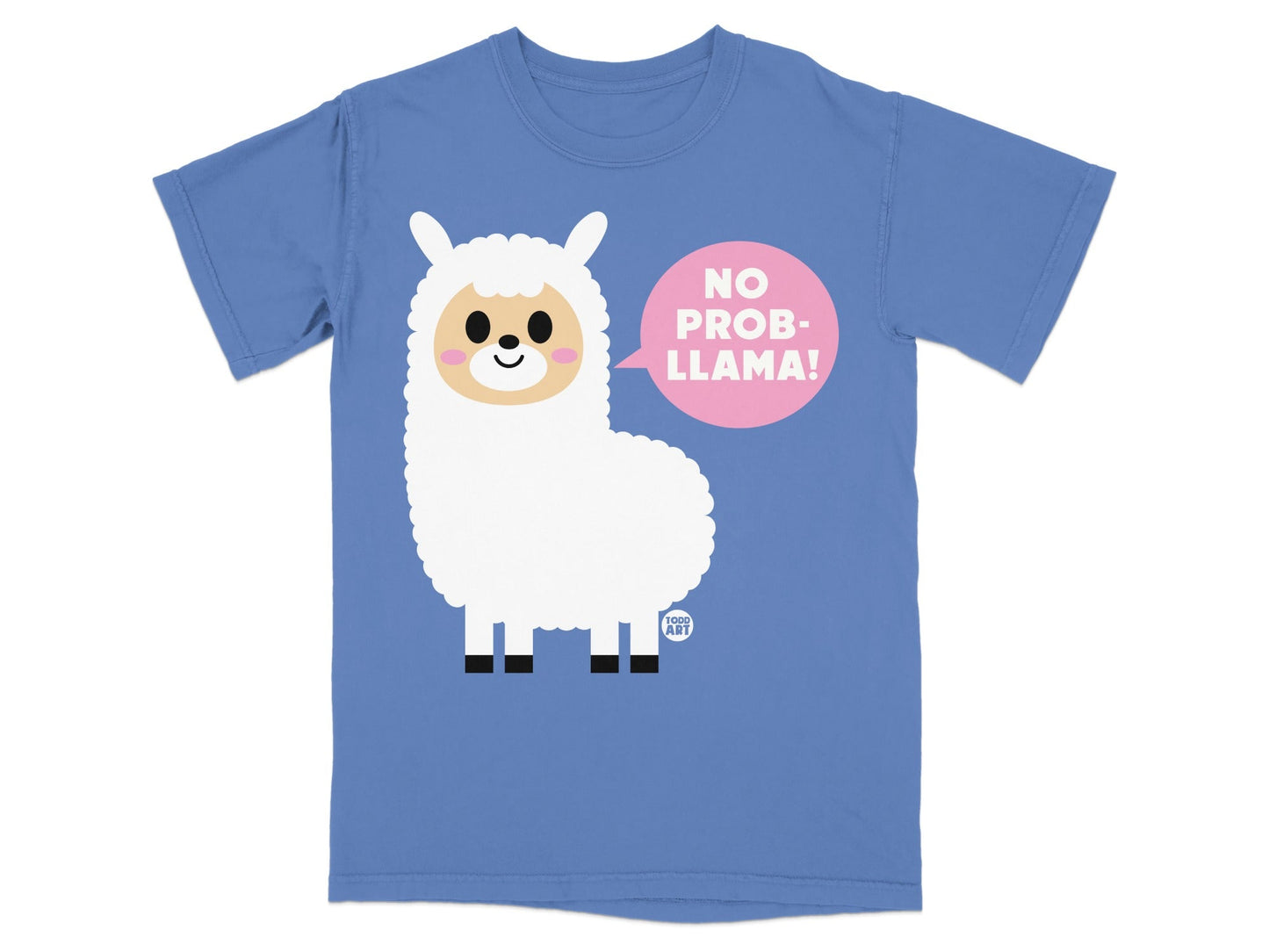 No Prob-llama Cute Llama Graphic T-Shirt Apparel