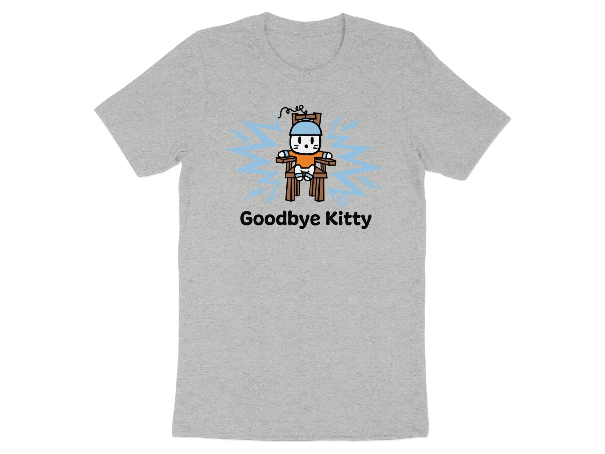 Goodbye Kitty Funny Graphic T-Shirt for Adults