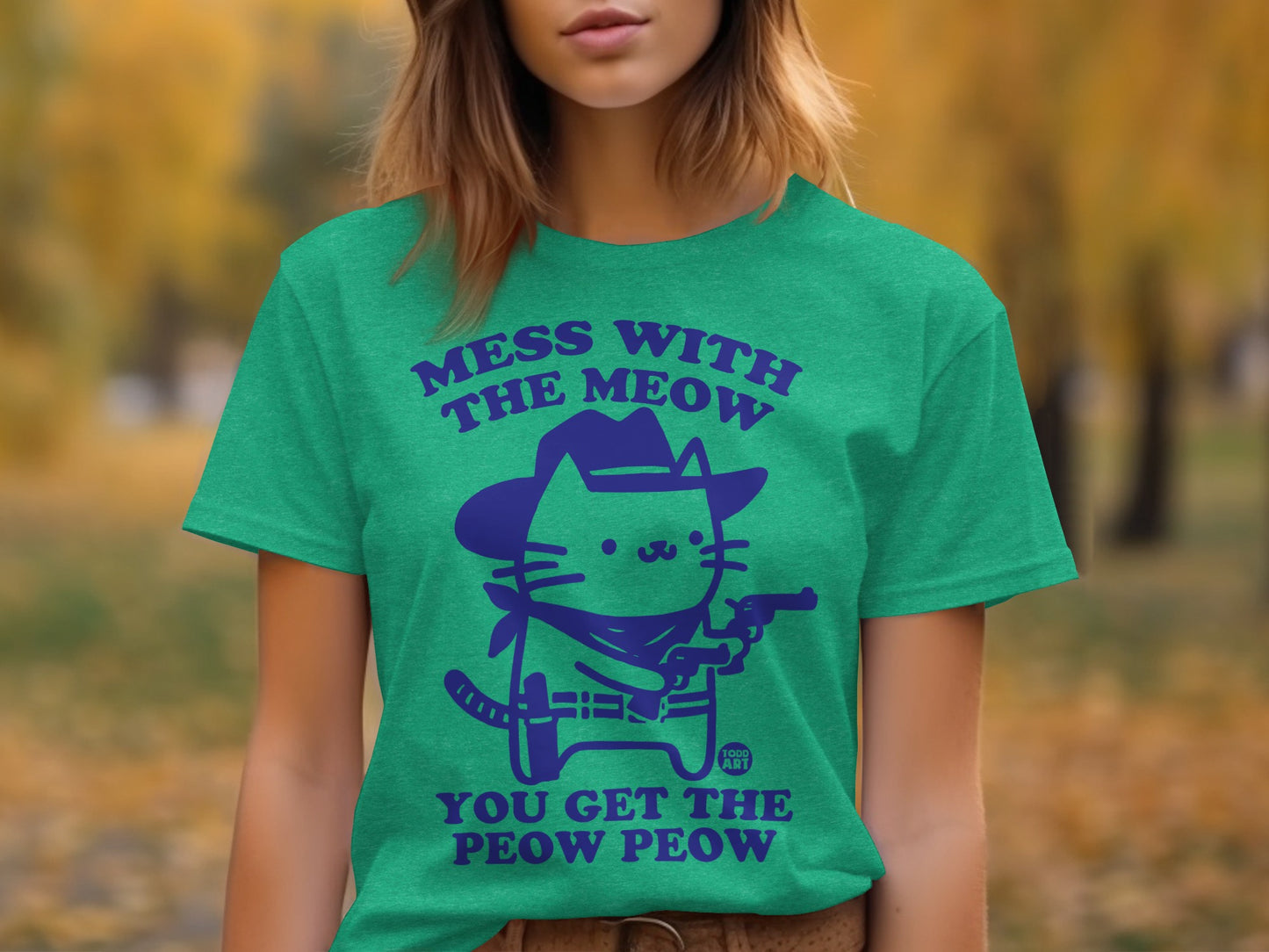 Mess With The Meow You Get The Peow Peow Shirt