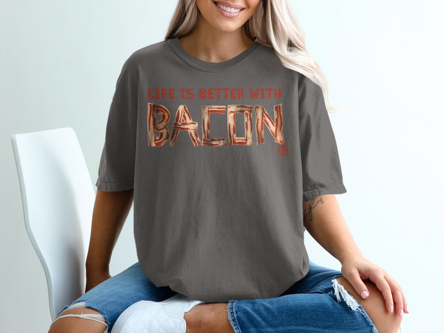 Life is Better with Bacon Graphic T-Shirt