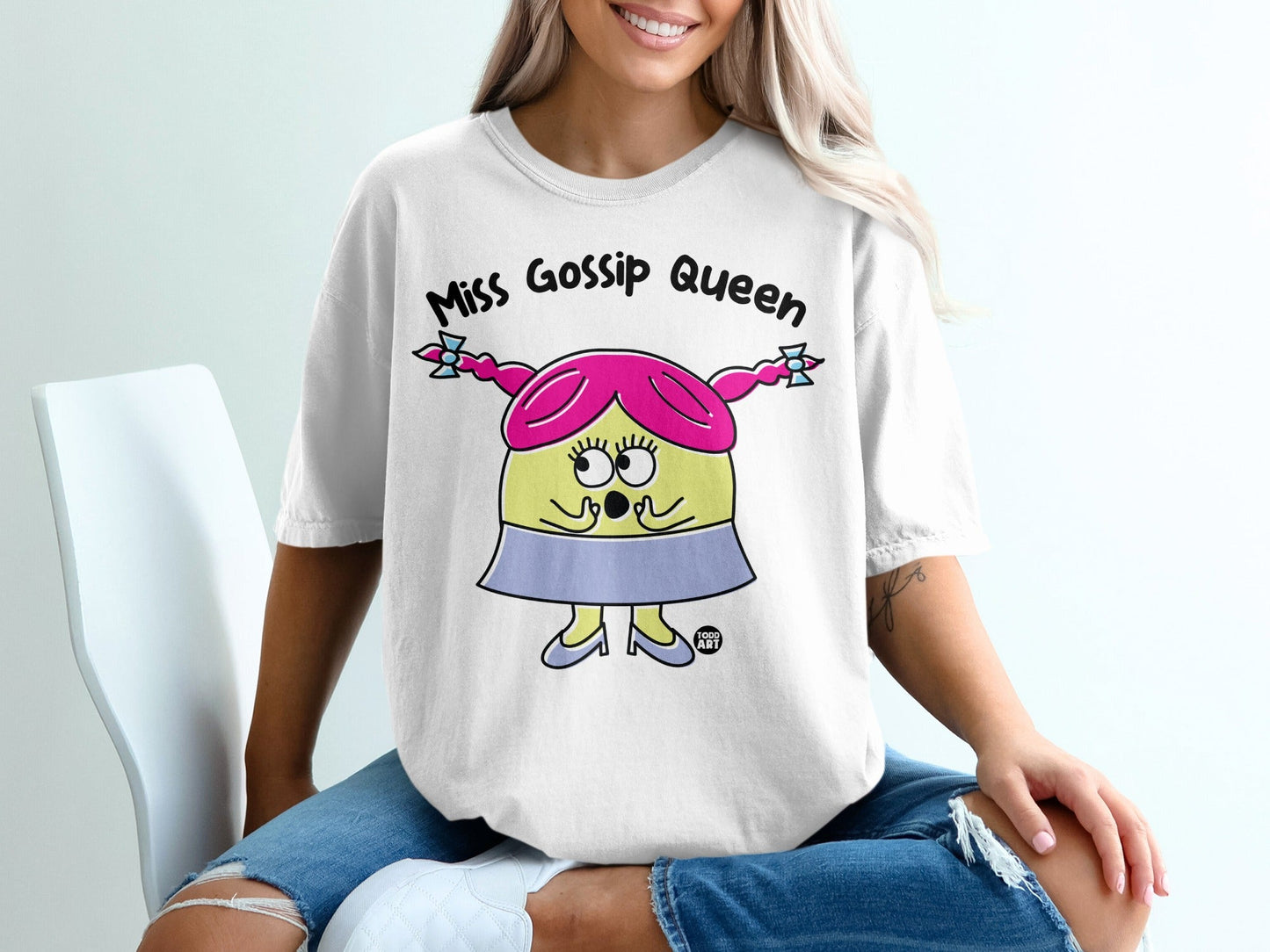 Miss Gossip Queen Graphic Women's T-Shirt
