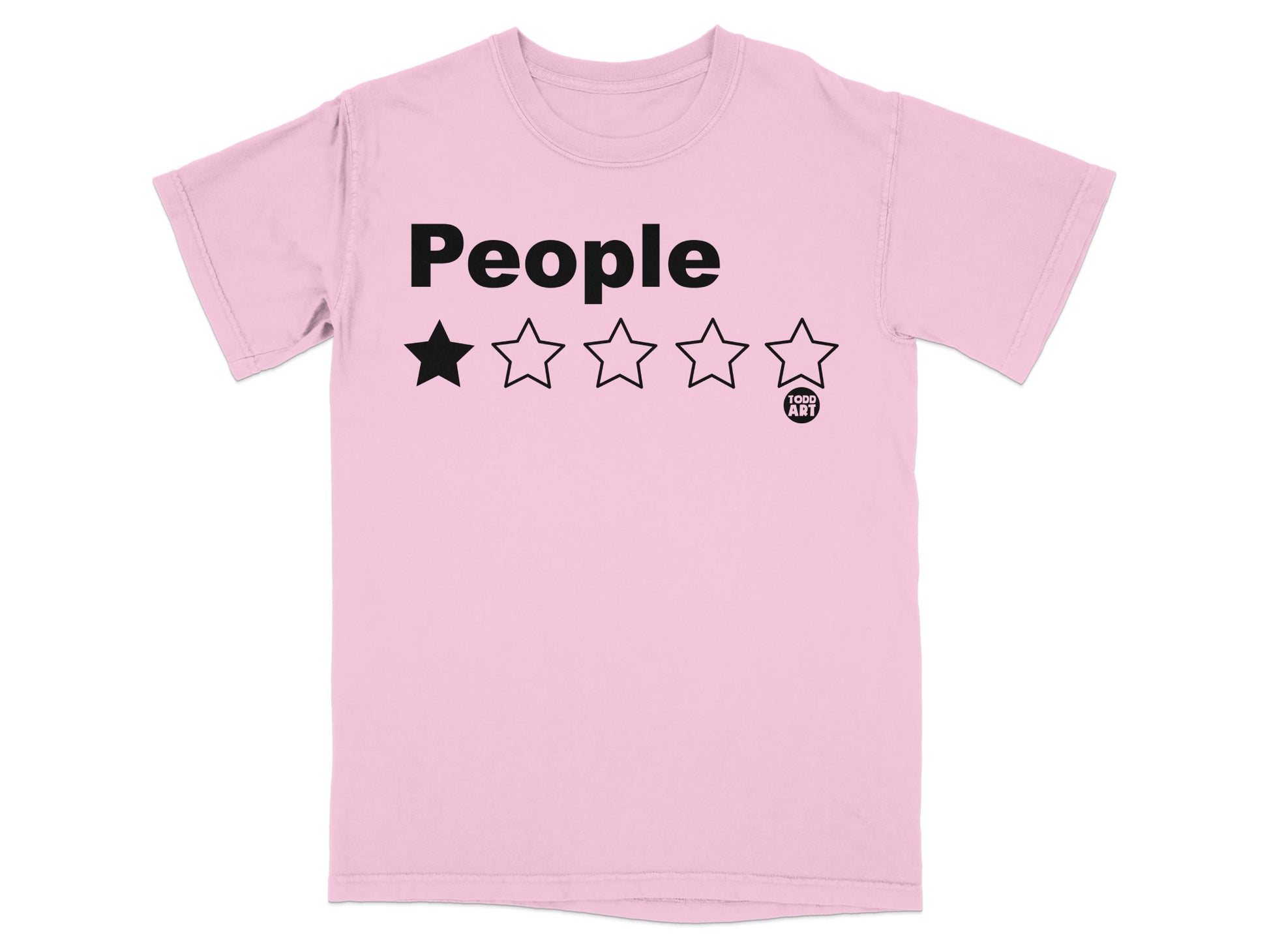 People One Star Rating Funny Sarcastic Todd Art product type