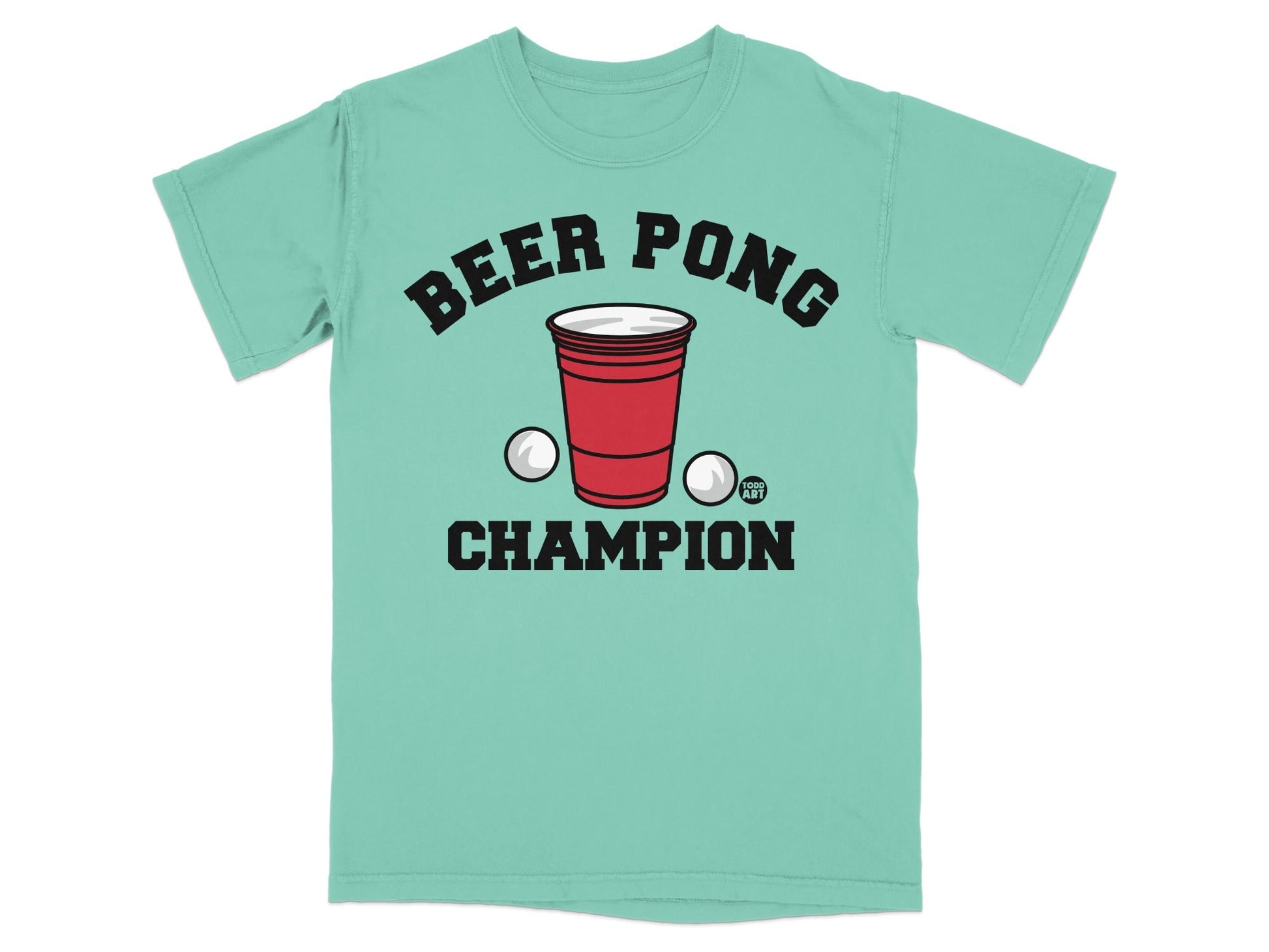 Beer Pong Champion Graphic T-Shirt for Game Lovers