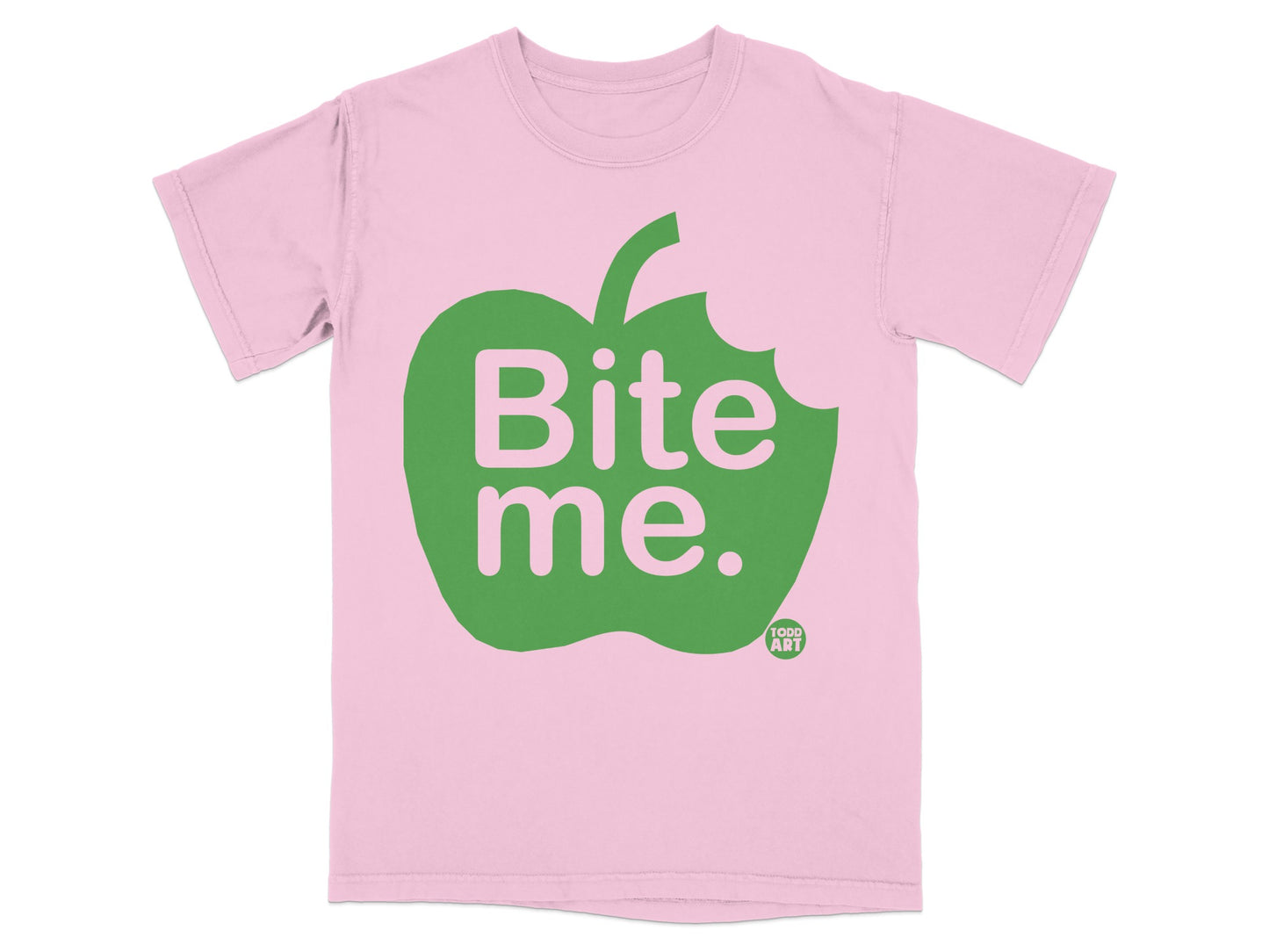 Pink Green Apple Bite Me Todd Art product type