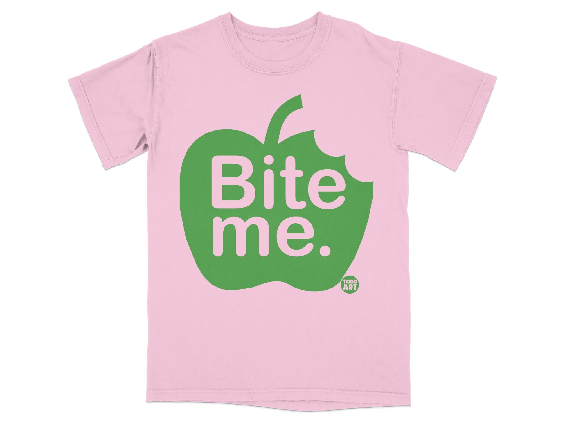 Pink Green Apple Bite Me Todd Art product type