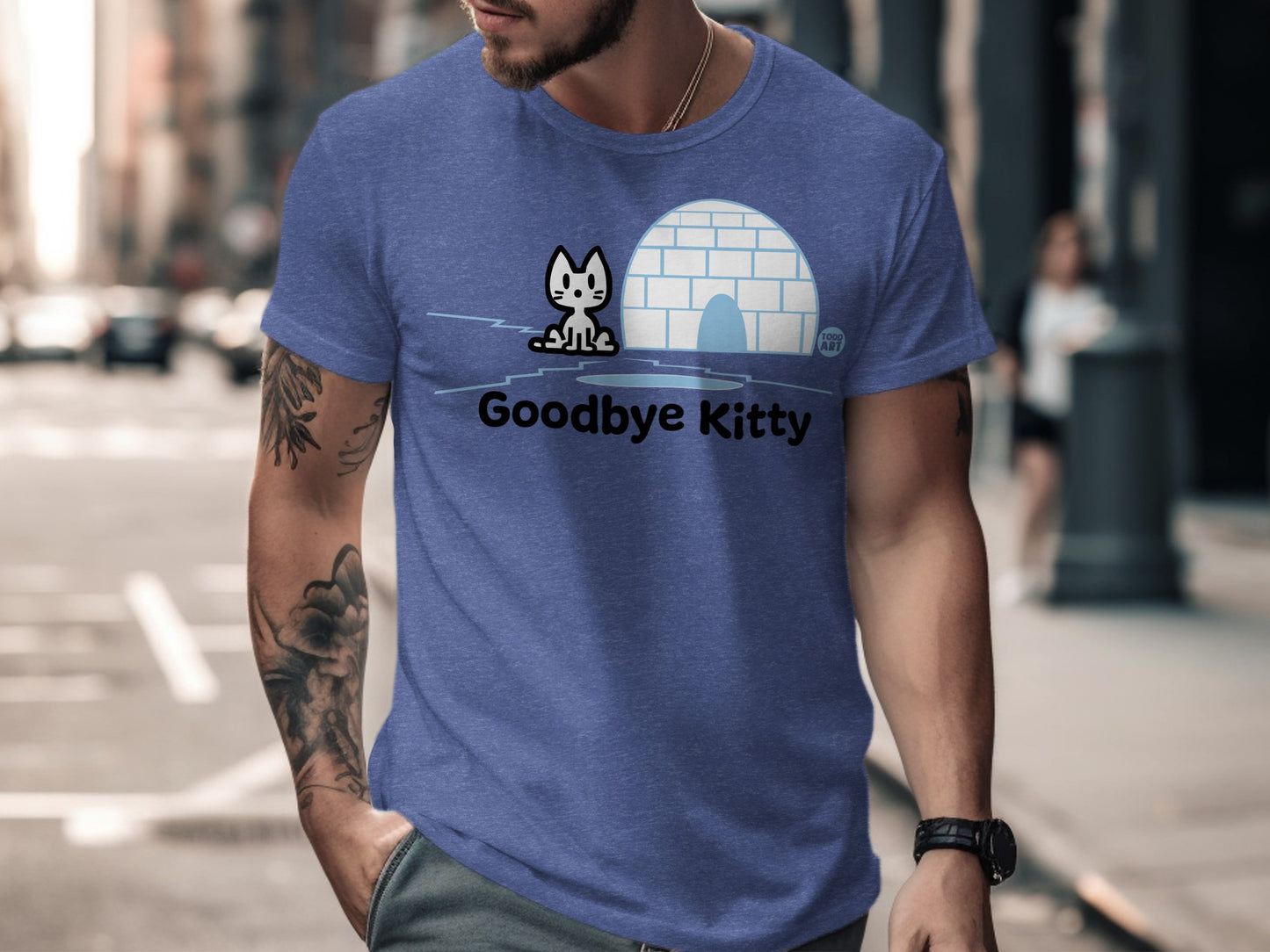 Goodbye Kitty Igloo Graphic T-Shirt Product