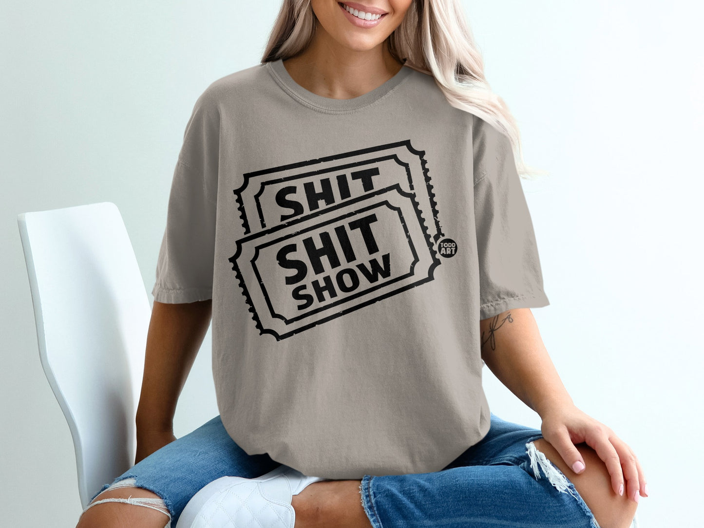 Shit Show Ticket Graphic Funny Sarcastic Design product type