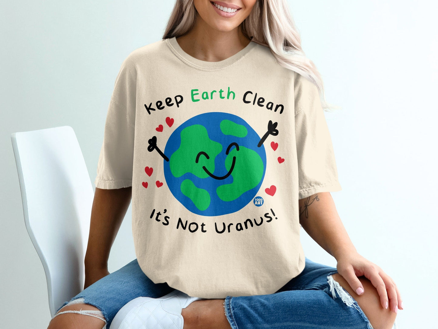 Keep Earth Clean It's Not Uranus Graphic Shirt