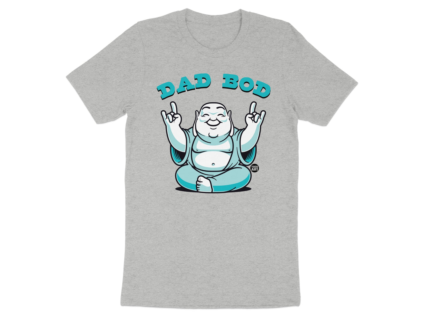 Dad Bod Buddha Graphic Tee Shirt Casual Apparel