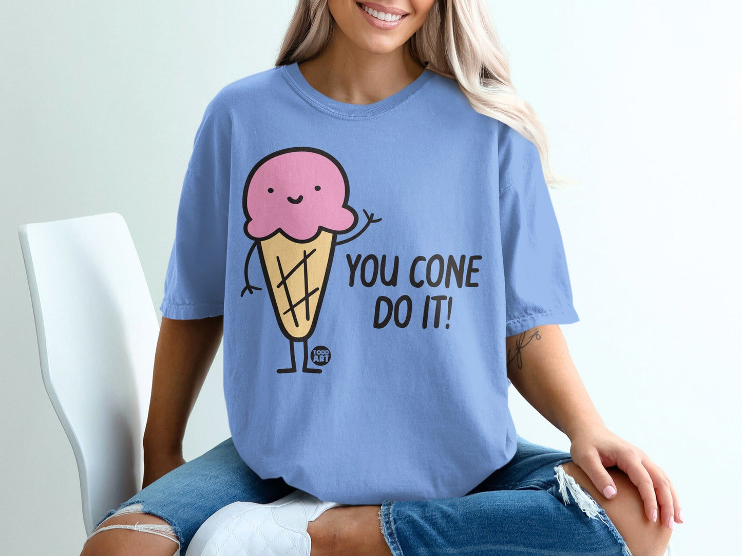 You Cone Do It Ice Cream Motivational T-shirt